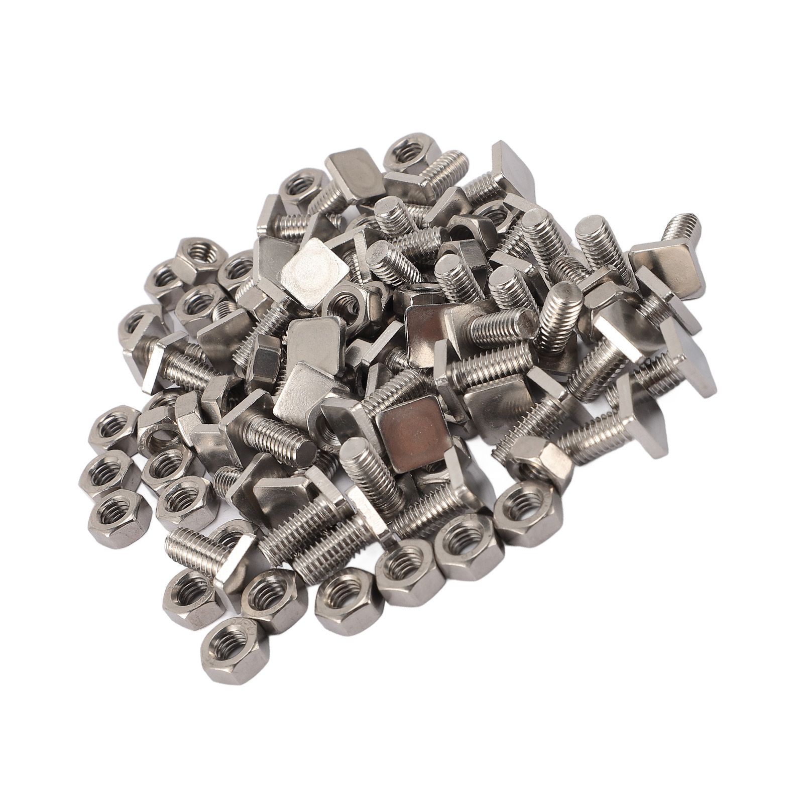 50 Sets Stainless Steel Greenhouse Screws Quick Assembly M6 X 13 Screws M6 view 4