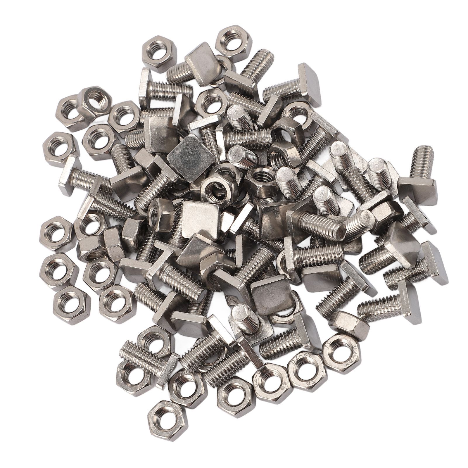50 Sets Stainless Steel Greenhouse Screws Quick Assembly M6 X 13 Screws M6 view 6