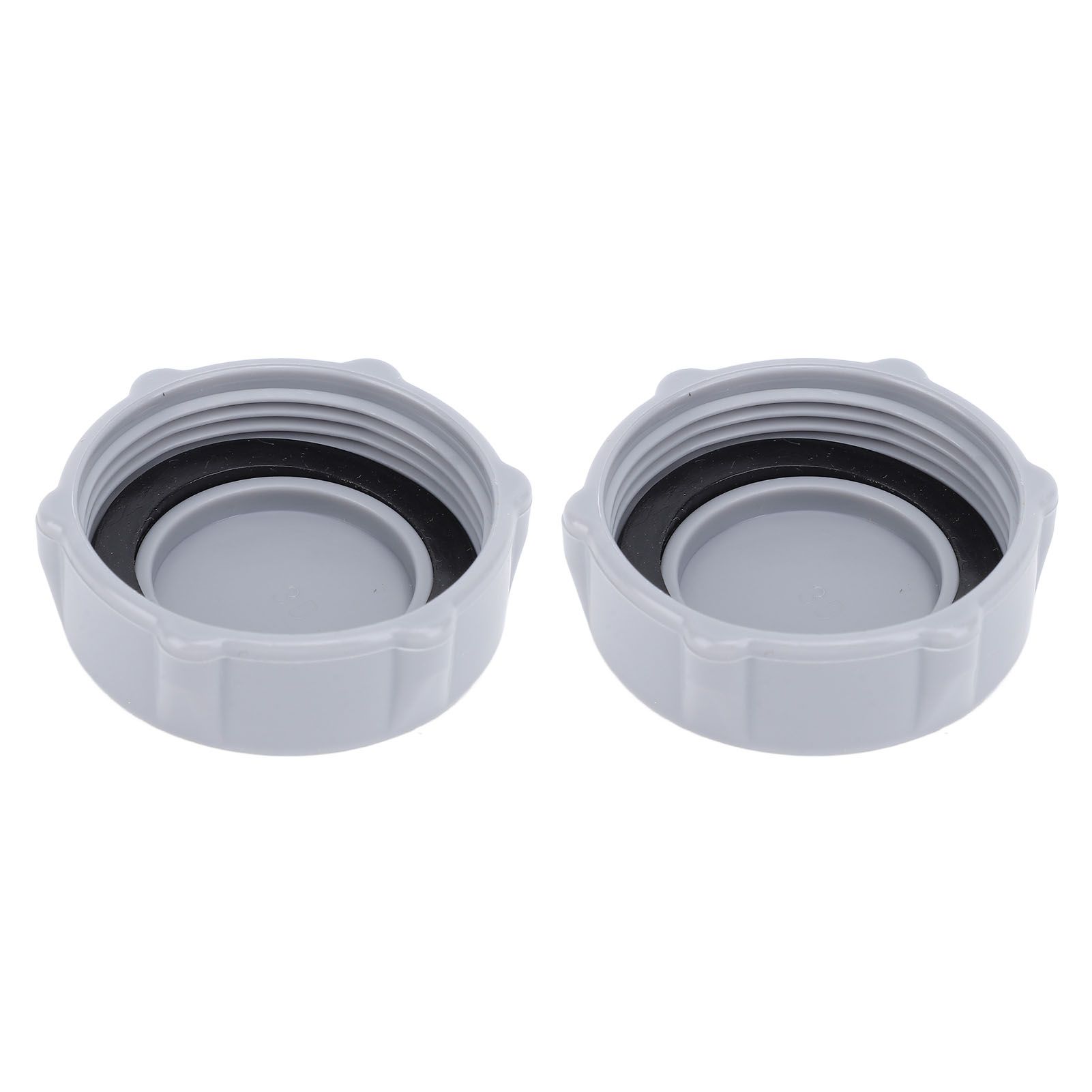 2PCS Pool Drain Valve Cap PVC Lightweight Above Ground Swimming Pool Tools view 3