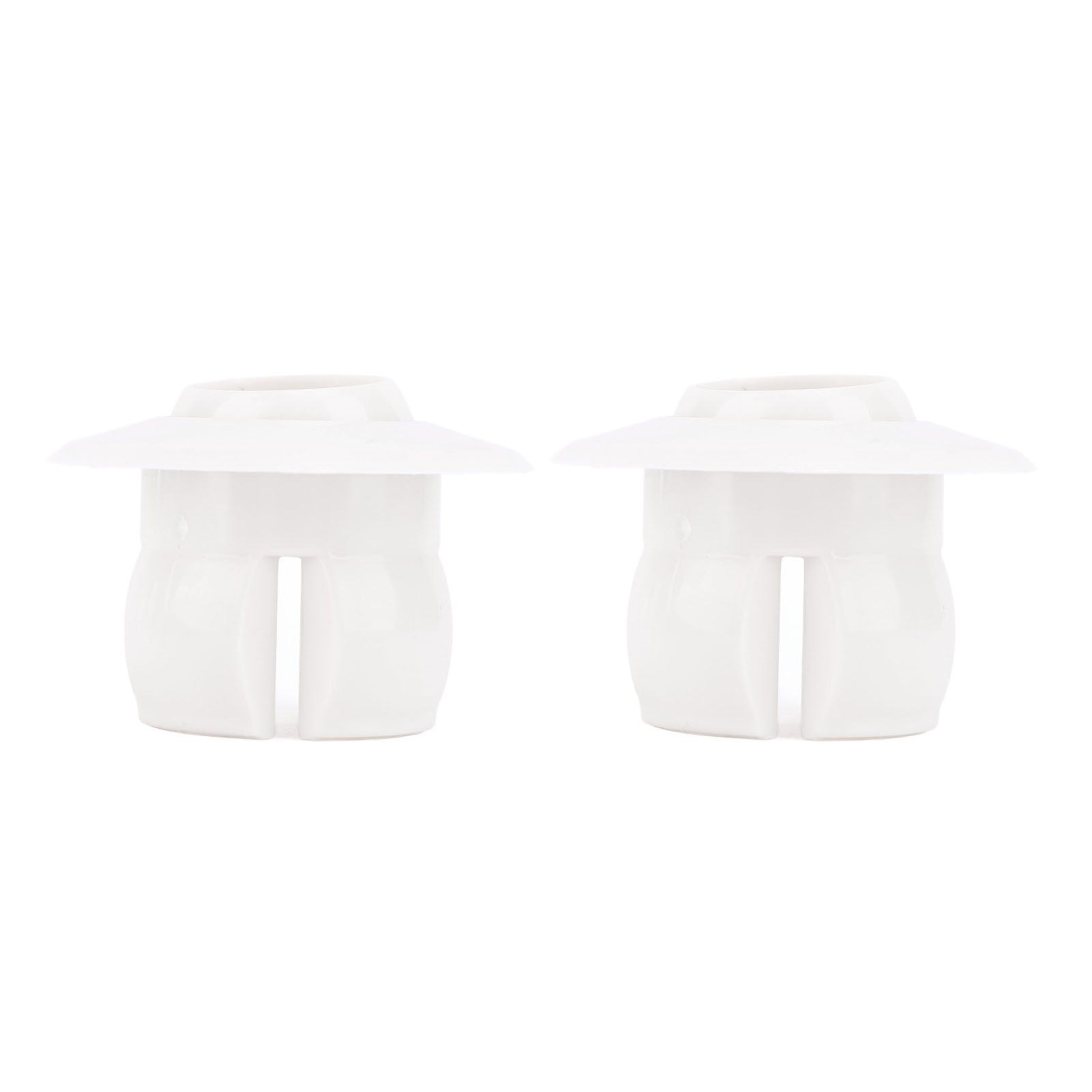 2 Pcs Pool Jet Nozzle 25mm Diameter Push In PVC Eyeball Jet Fitting for 40mm Pipe — image 1