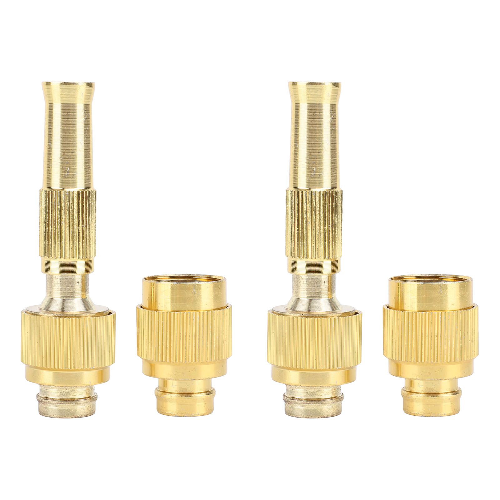 2 Set Garden Water Hose Nozzle Sprayer 7 GPM 80 PSI G1/2 Thread Inlet view 3