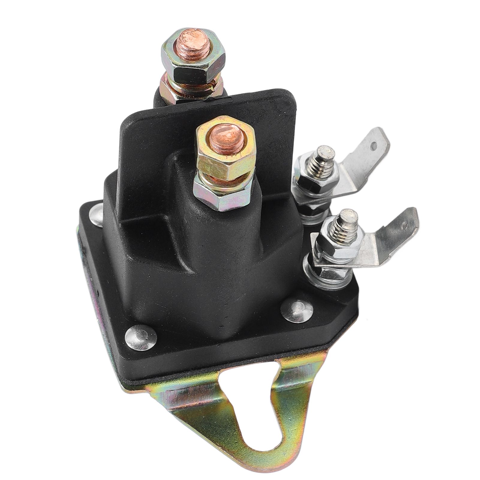 435 103 Starter Solenoid 4 Pole 12V DC Brass Lawn Mower Starter Solenoid Relay view 2