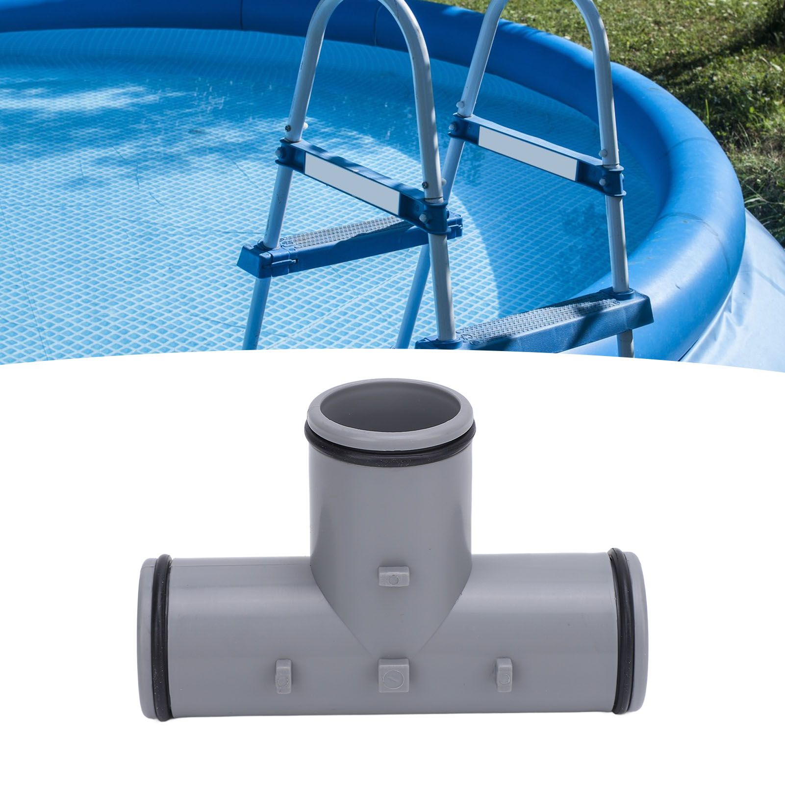 2PCS T Joint Hose Connector for P6362 Swimming Pool Filter Pump T Joint Hose view 11
