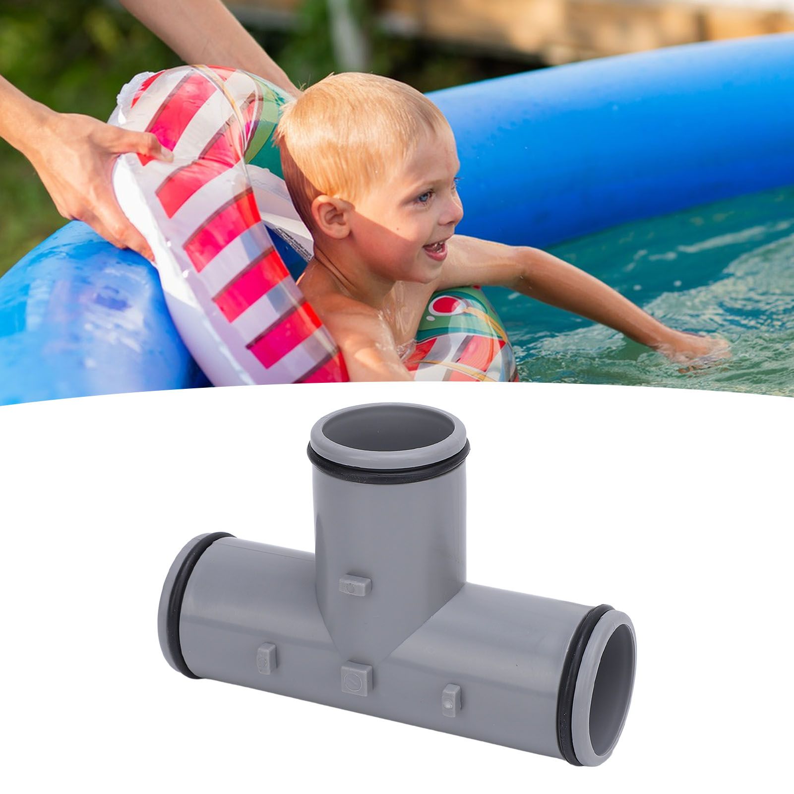 2PCS T Joint Hose Connector for P6362 Swimming Pool Filter Pump T Joint Hose view 12