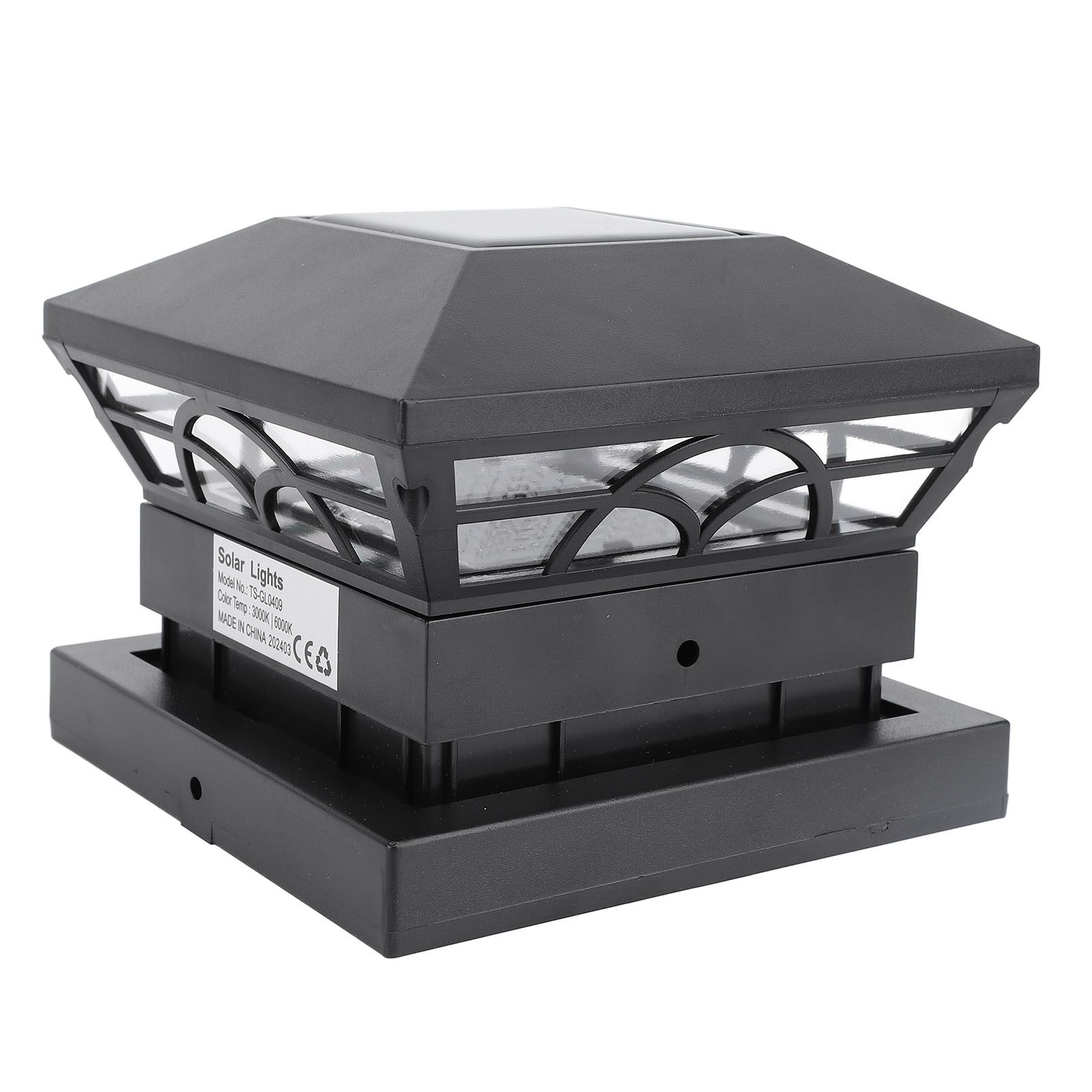 Solar Post Cap Light Outdoor Solar Powered IP65 Water Proof for Fence Garden view 8