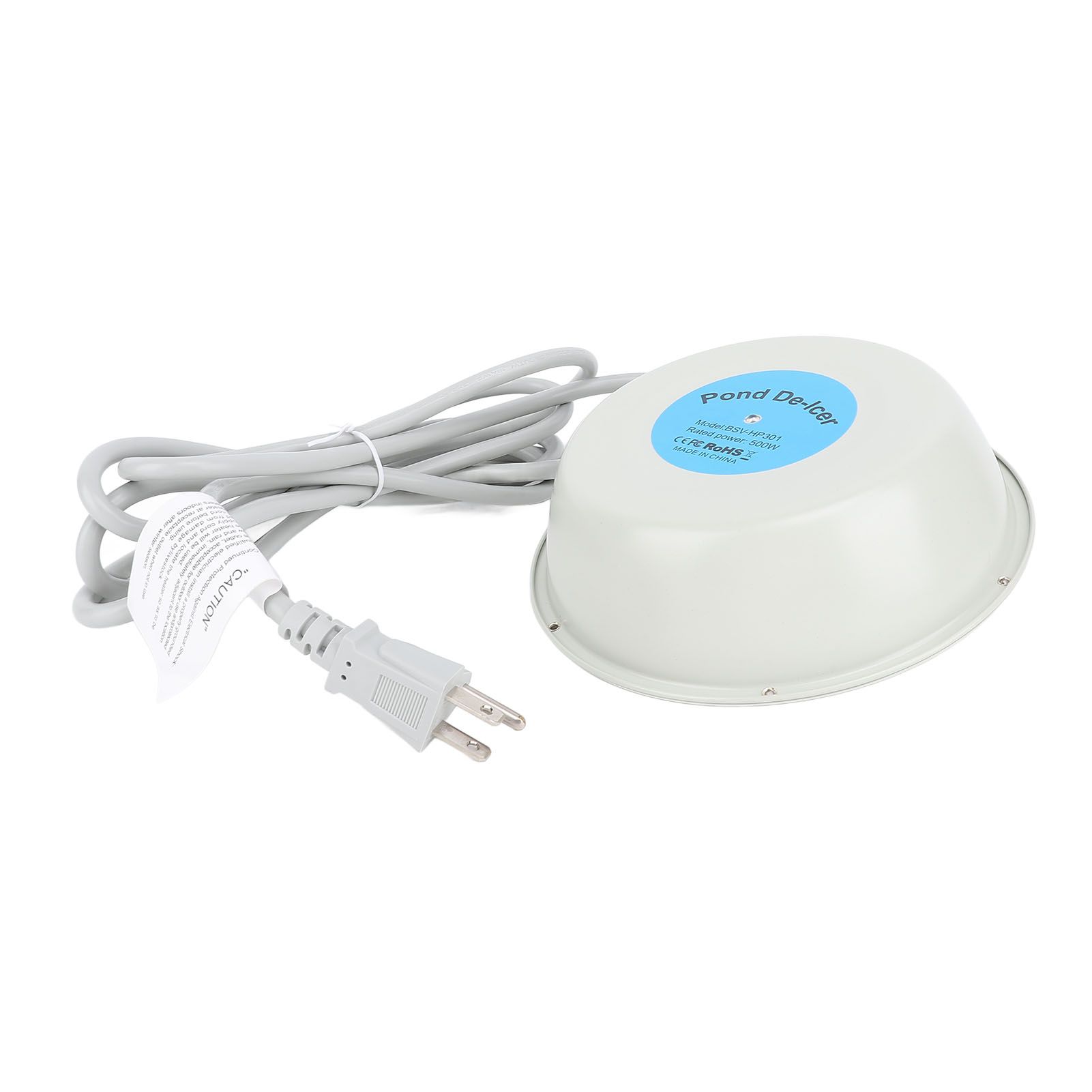 Birdbath Heater Winter Outdoor Bird Bath with Thermostat Floating Pond De Icer