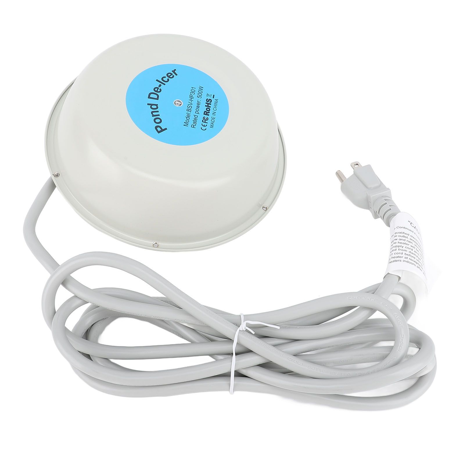 Birdbath Heater Winter Outdoor Bird Bath with Thermostat Floating Pond De Icer view 4