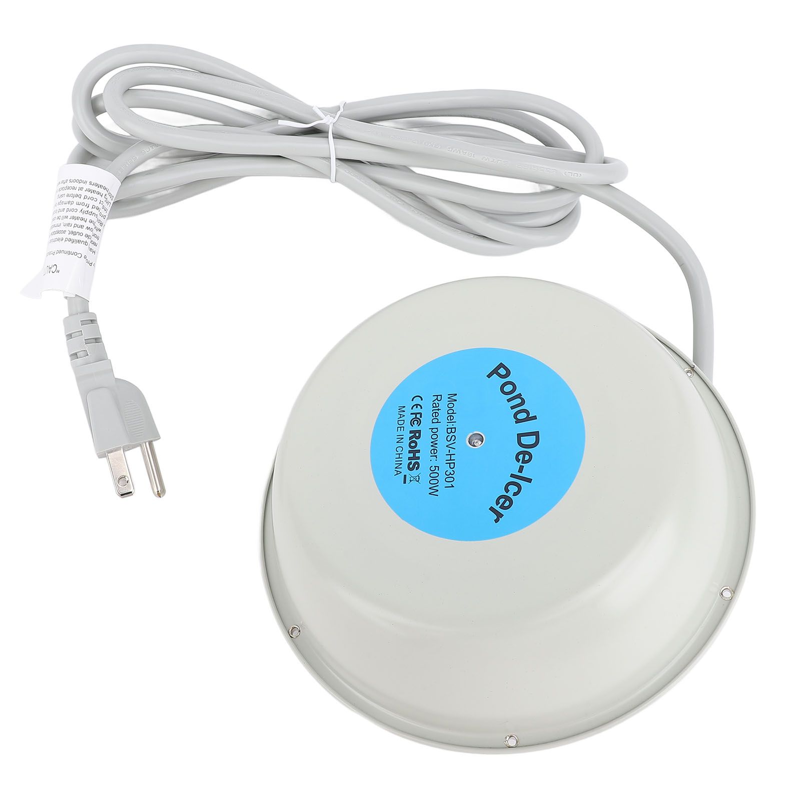 Birdbath Heater Winter Outdoor Bird Bath with Thermostat Floating Pond De Icer view 10