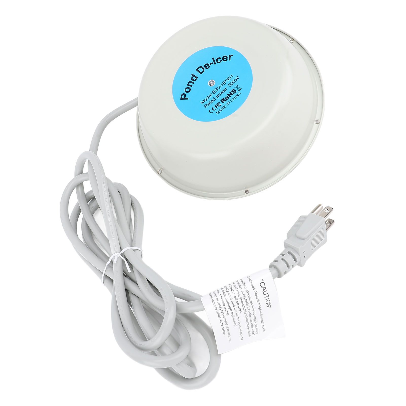Birdbath Heater Winter Outdoor Bird Bath with Thermostat Floating Pond De Icer view 12