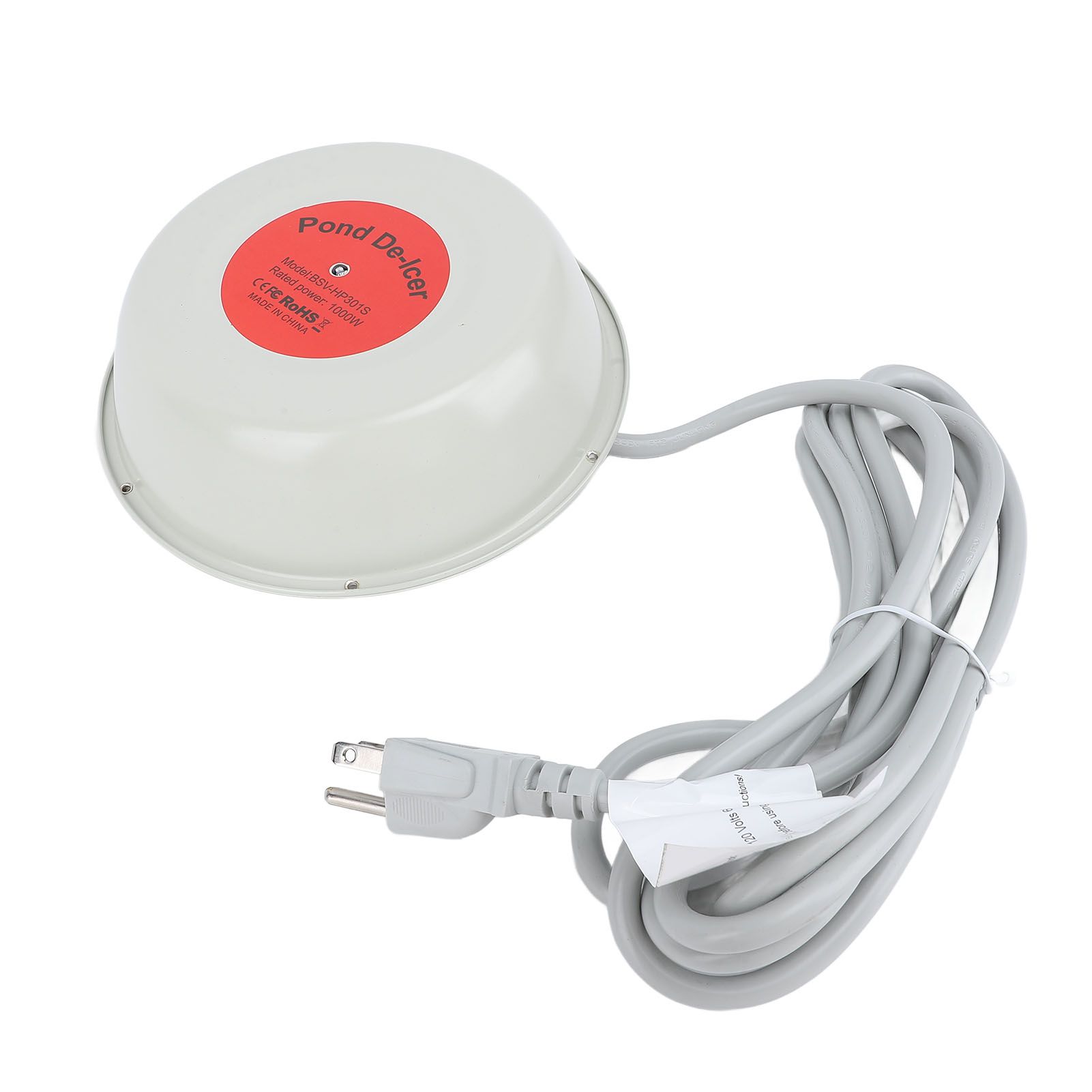 1000W Bird Bath Heater Cast Aluminum Outdoor Pond De Icer for Livestock