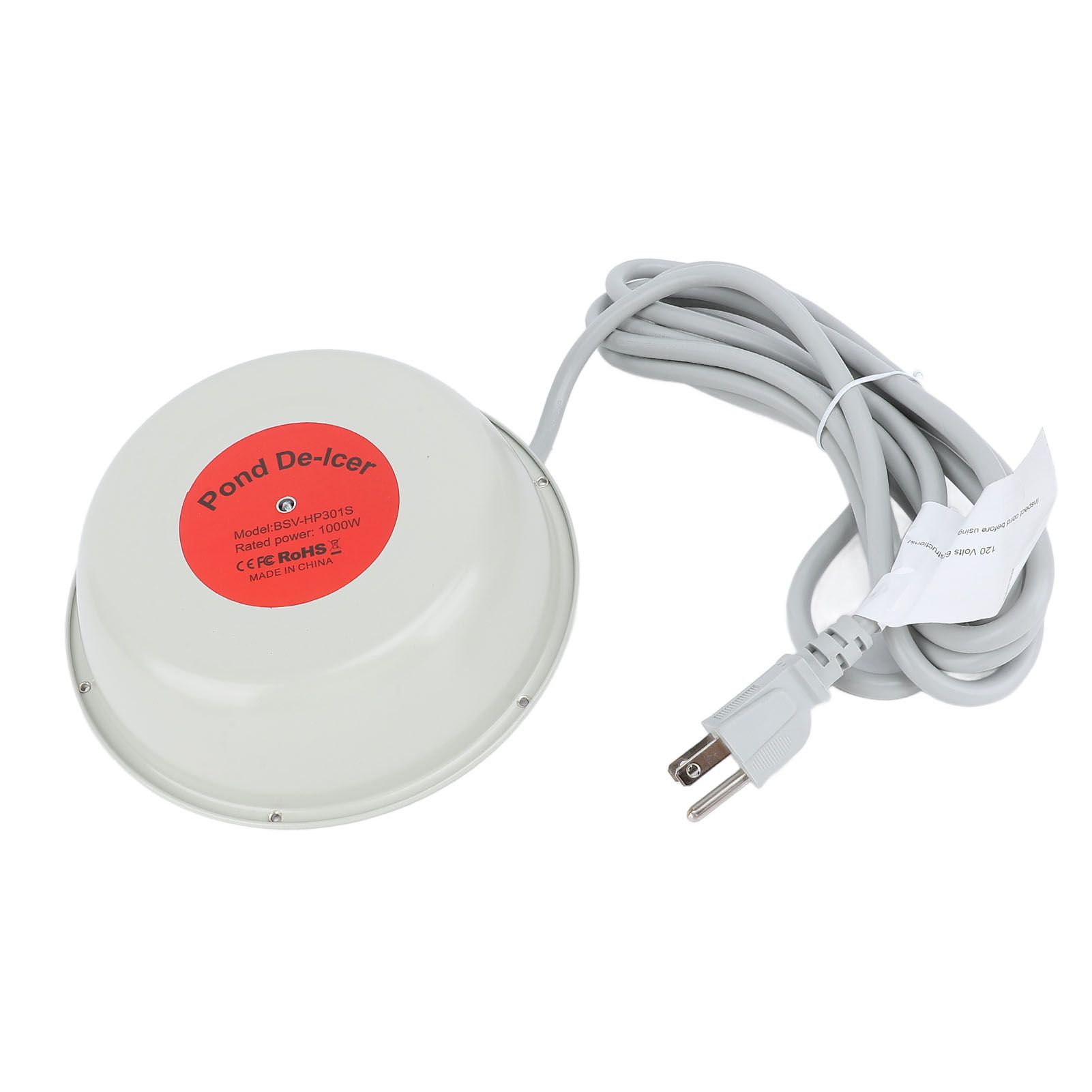 1000W Bird Bath Heater Cast Aluminum Outdoor Pond De Icer for Livestock view 4