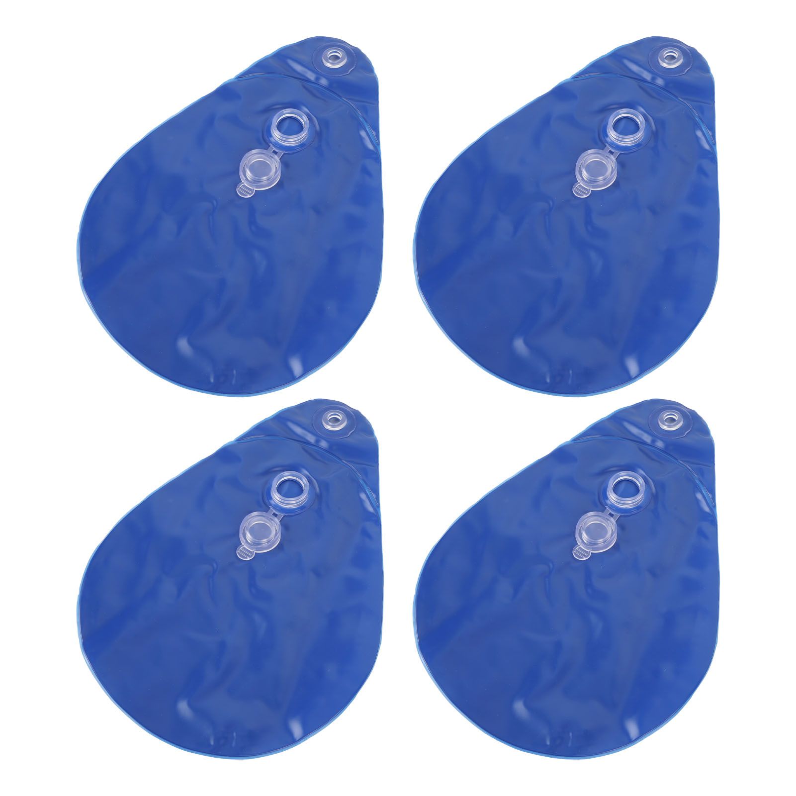 10PCS Pool Cover Weights PVC Winter Pool Tarp Hanging Water Bag for Above view 6