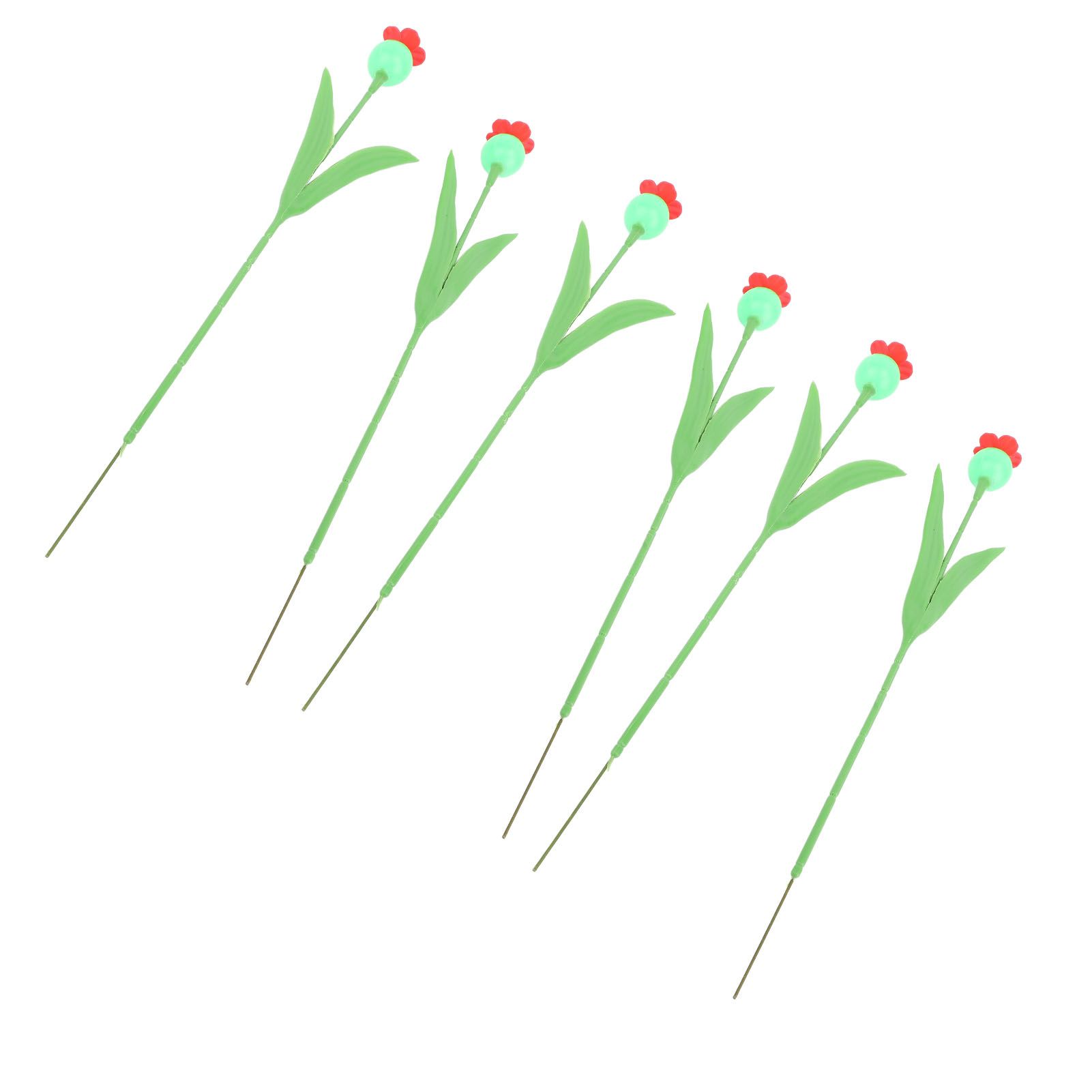 6PCS Bee Watering Station Iron PP Soft Rubber Flower Hummingbird Feeder view 9