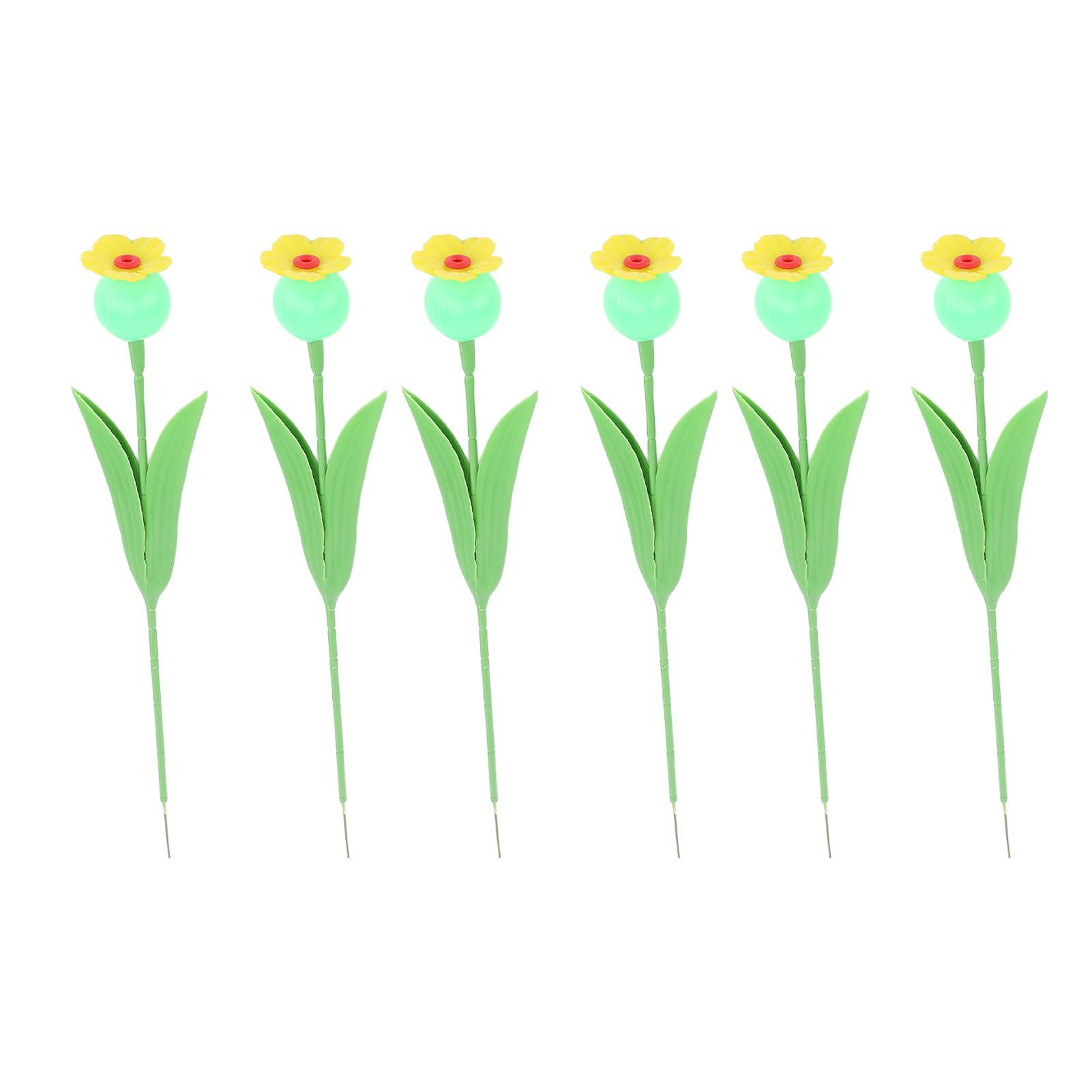 6PCS Bee Watering Station Iron PP Soft Rubber Flower Hummingbird Feeder view 9