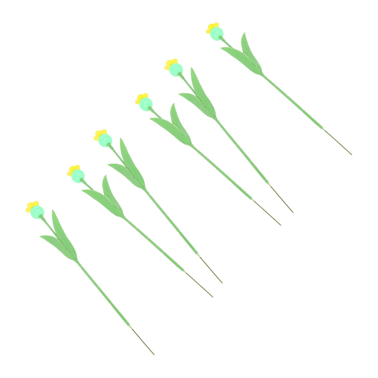 6PCS Bee Watering Station Iron PP Soft Rubber Flower Hummingbird Feeder view 10