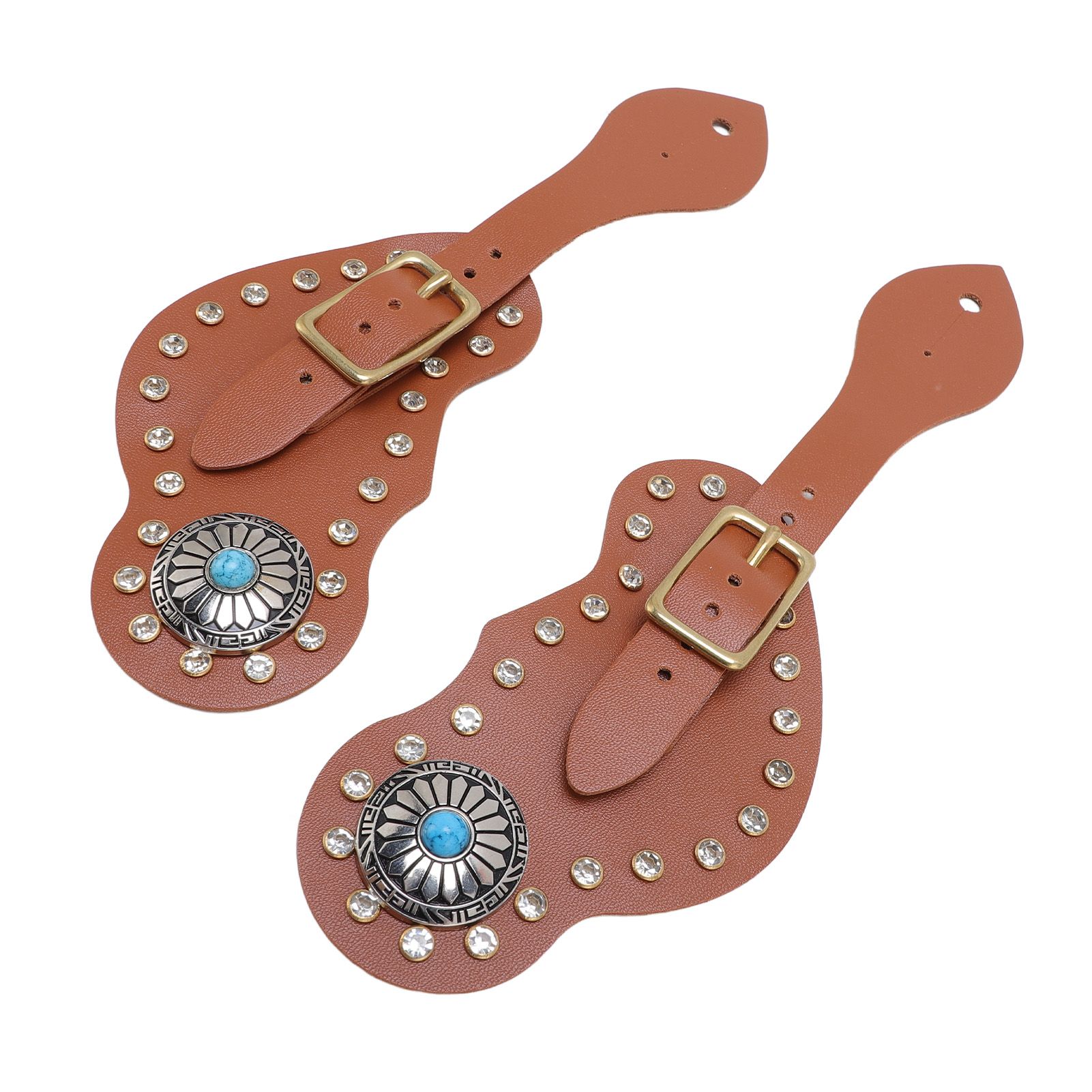 Spur Straps Set of 2 Equestrian Cowboy Boots Equipment Adjustable Western — image 1