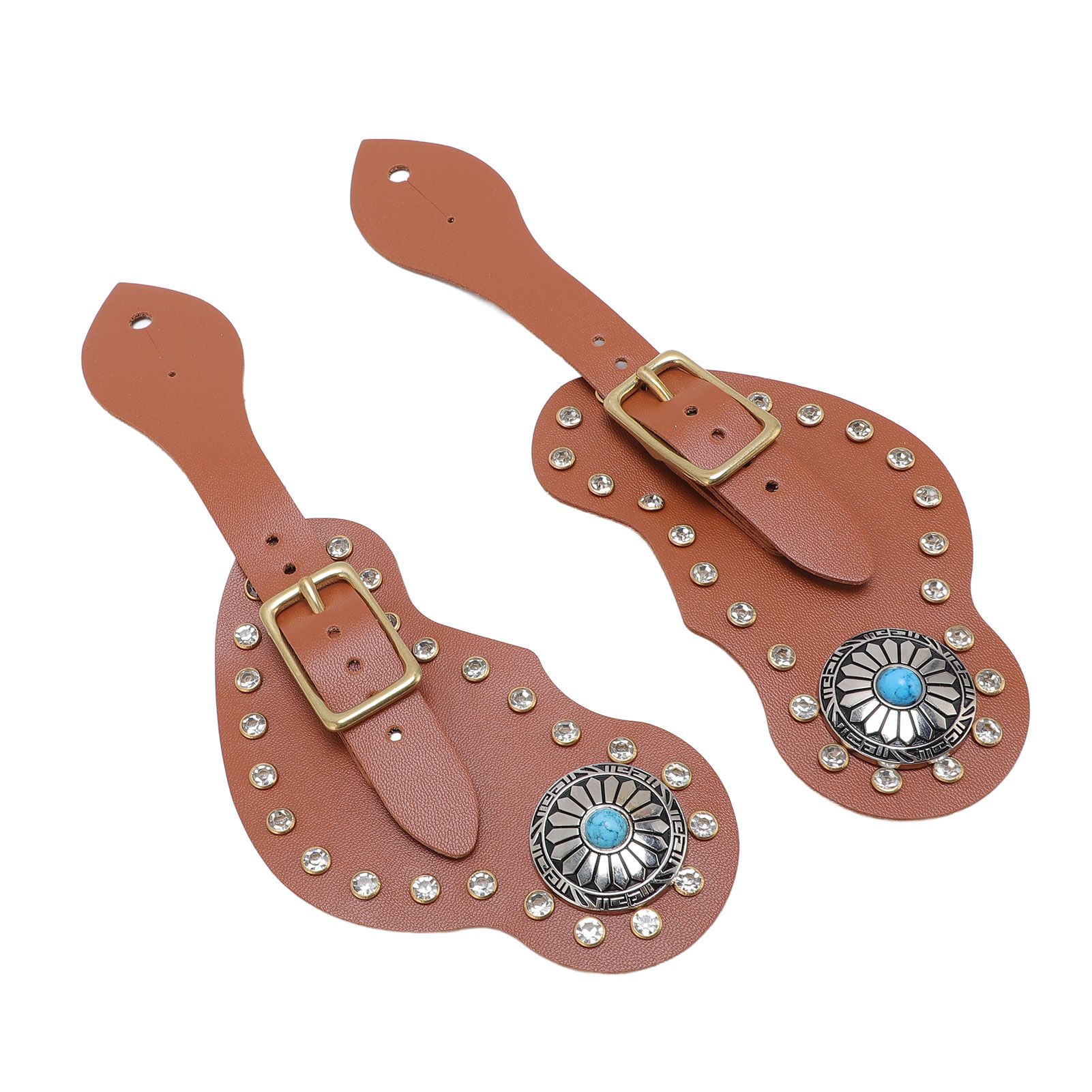 Spur Straps Set of 2 Equestrian Cowboy Boots Equipment Adjustable Western view 4