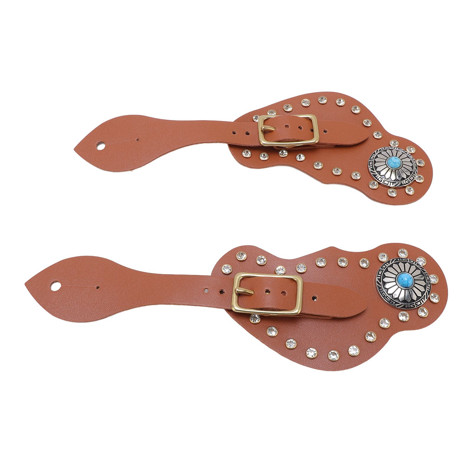 Spur Straps Set of 2 Equestrian Cowboy Boots Equipment Adjustable Western view 8