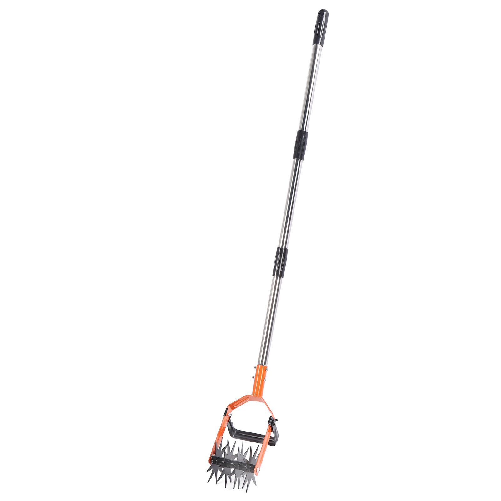 Garden Cultivator Tool Stainless Steel Lawn Reseeding Garden Tool Adjustable view 4