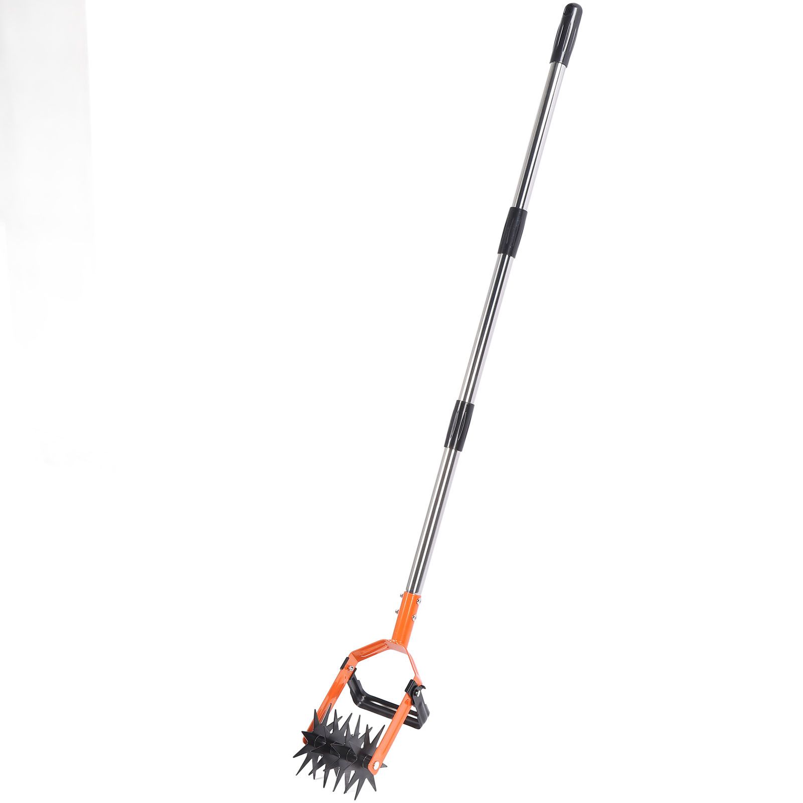 Garden Cultivator Tool Stainless Steel Lawn Reseeding Garden Tool Adjustable view 6