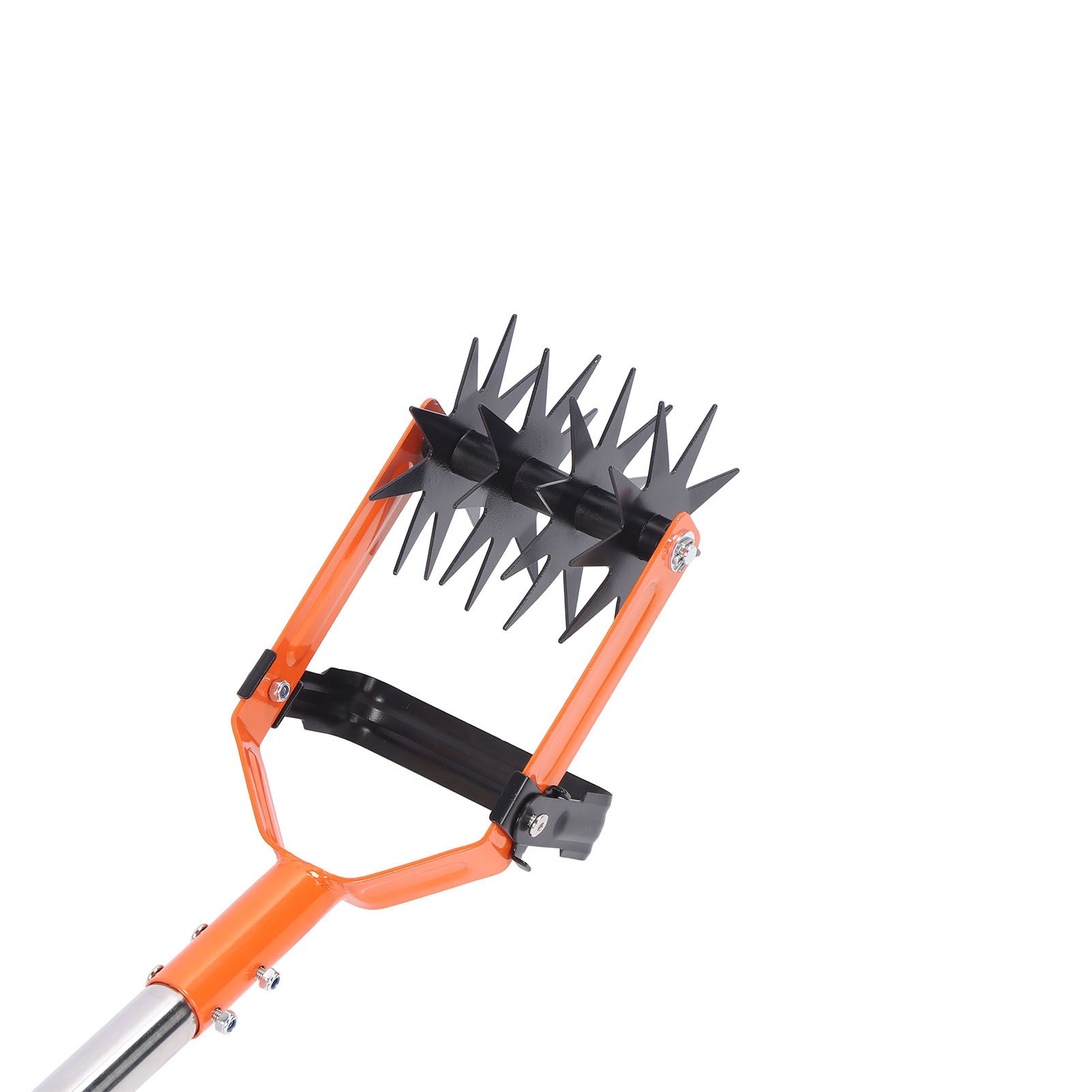 Garden Cultivator Tool Stainless Steel Lawn Reseeding Garden Tool Adjustable view 7