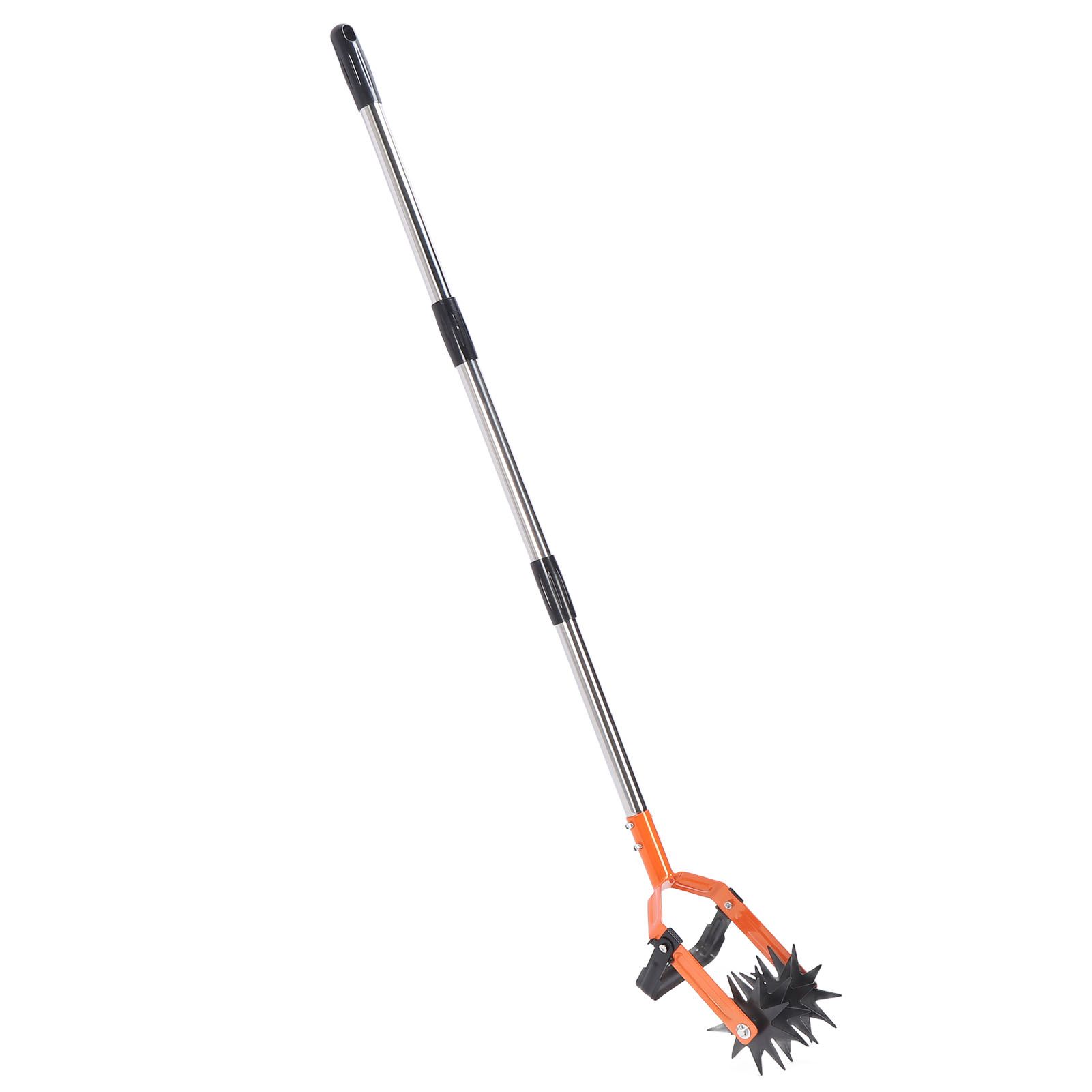 Garden Cultivator Tool Stainless Steel Lawn Reseeding Garden Tool Adjustable view 12