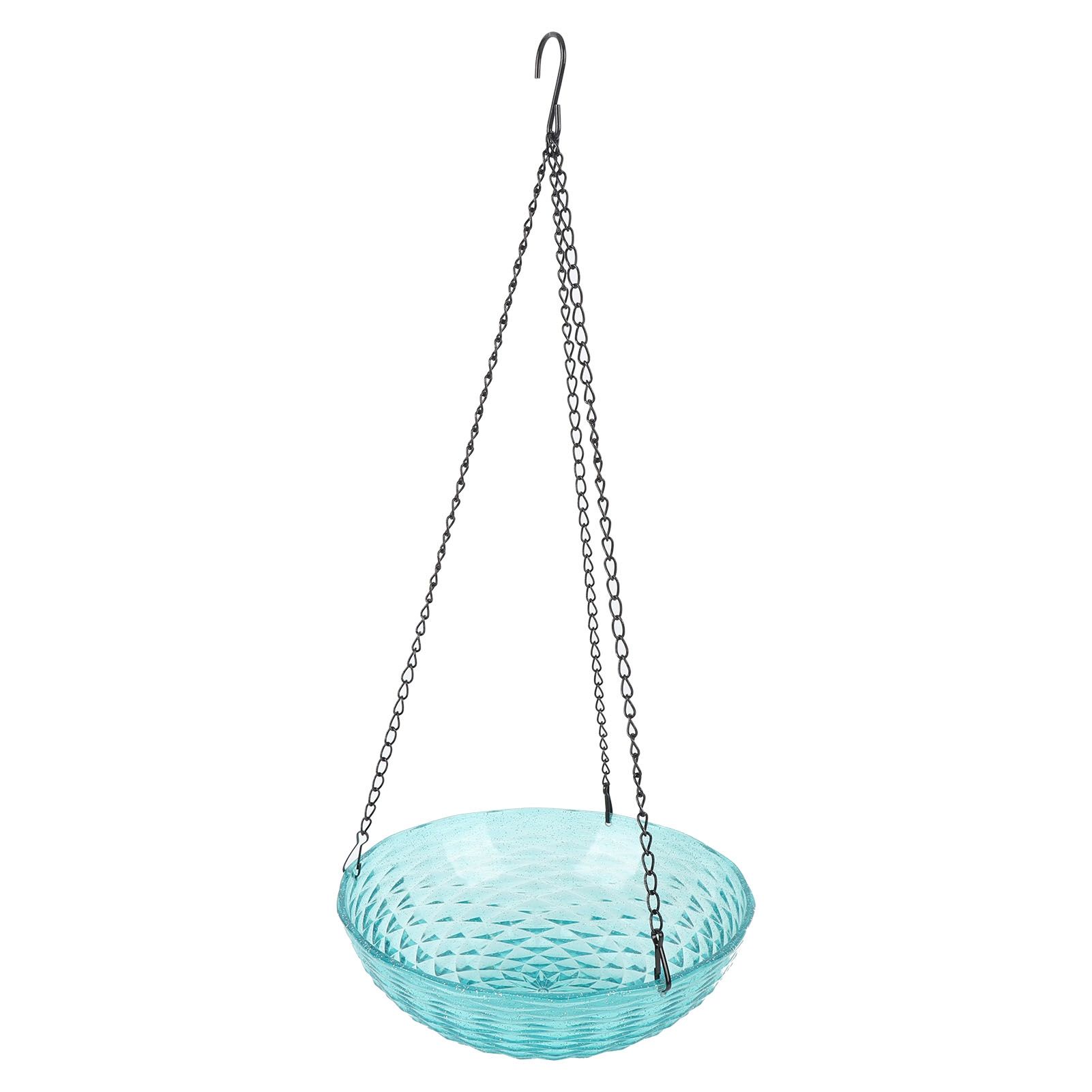 Solar Bird Bath Fountain Sturdy Plastics Hanging Bird Bath Bubbler Fountain — image 1