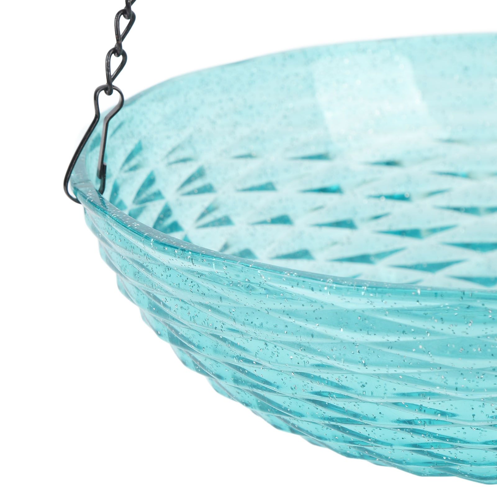 Solar Bird Bath Fountain Sturdy Plastics Hanging Bird Bath Bubbler Fountain view 7