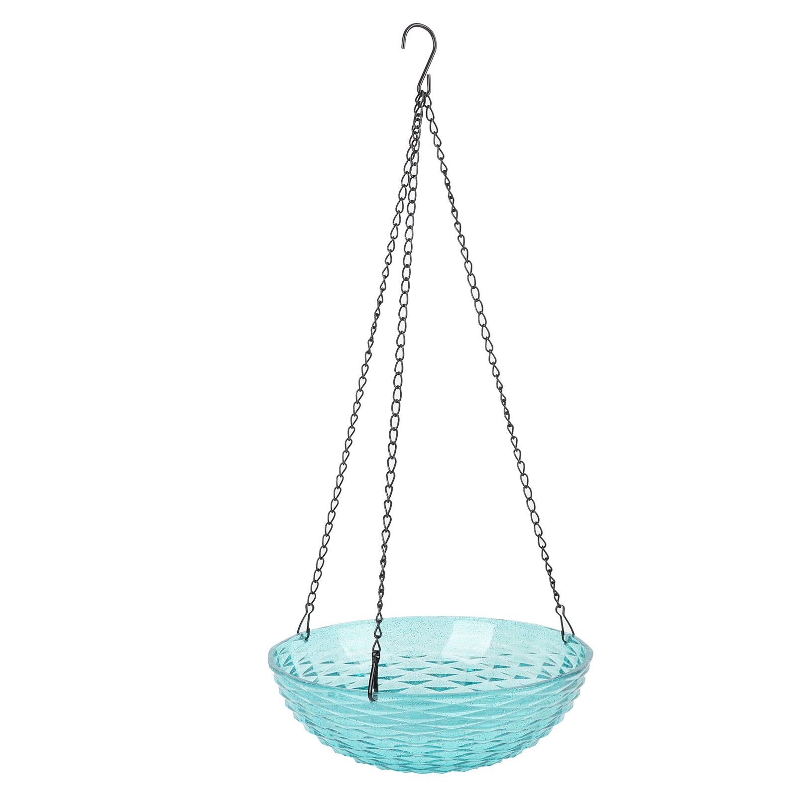 Solar Bird Bath Fountain Sturdy Plastics Hanging Bird Bath Bubbler Fountain view 9