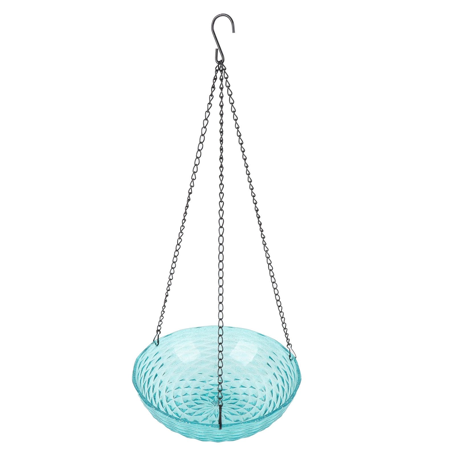 Solar Bird Bath Fountain Sturdy Plastics Hanging Bird Bath Bubbler Fountain view 11
