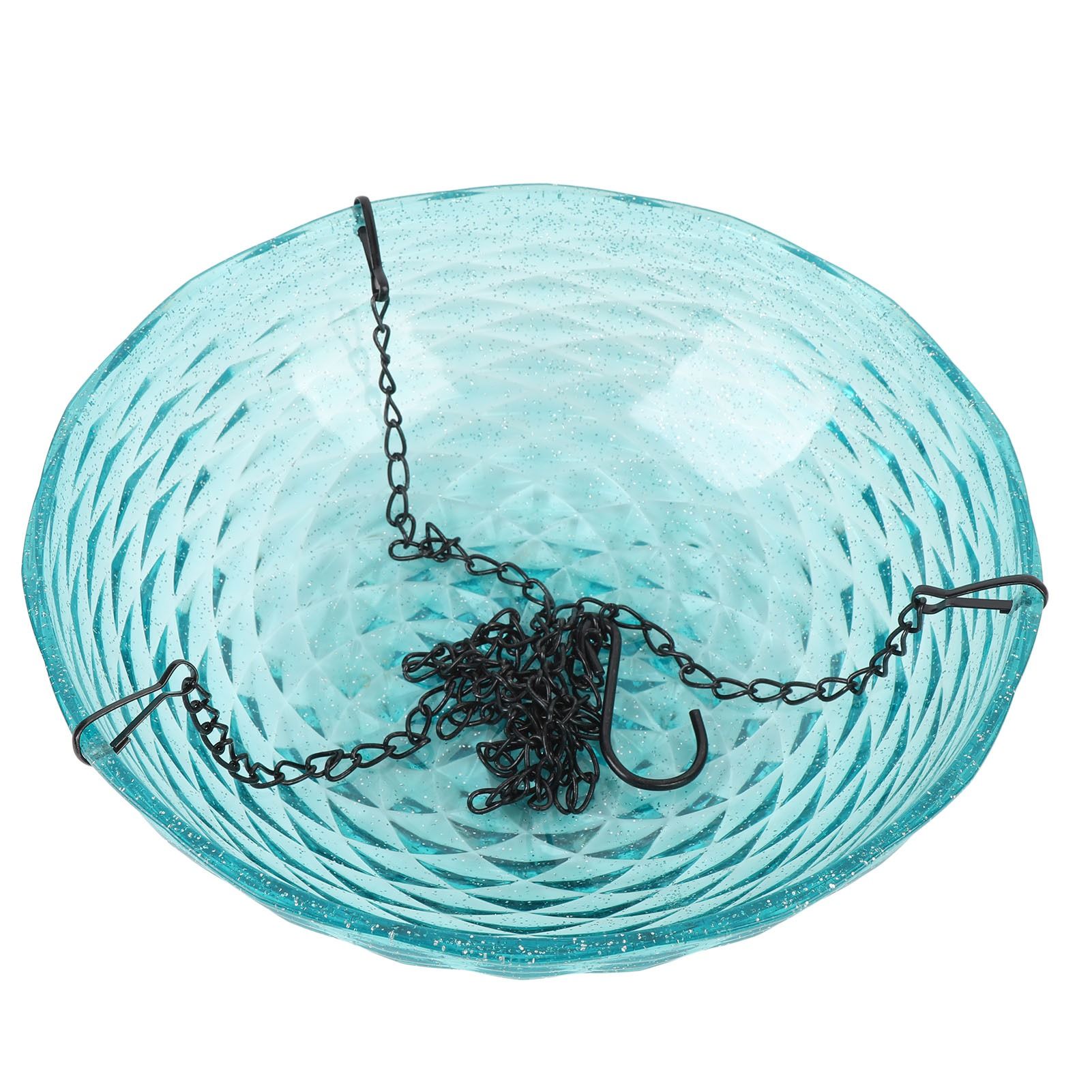 Solar Bird Bath Fountain Sturdy Plastics Hanging Bird Bath Bubbler Fountain view 12
