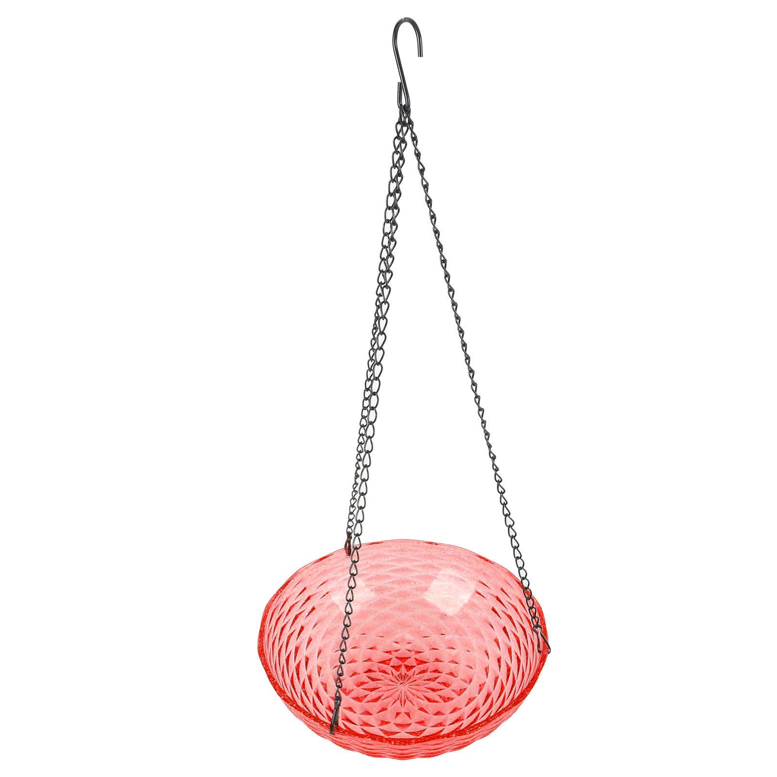Solar Bird Bath Fountain Sturdy Plastics Hanging Bird Bath Bubbler Fountain view 6