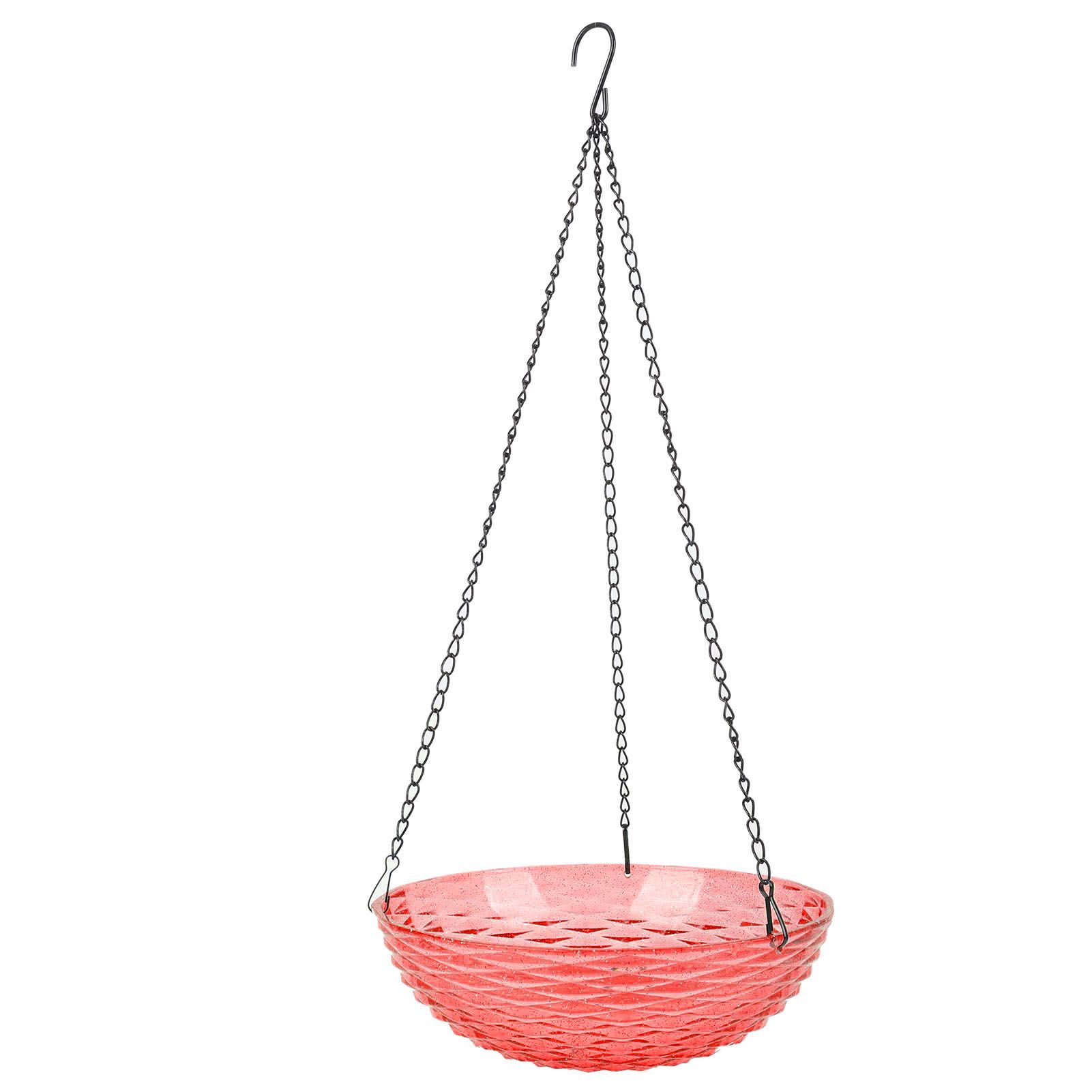 Solar Bird Bath Fountain Sturdy Plastics Hanging Bird Bath Bubbler Fountain view 8