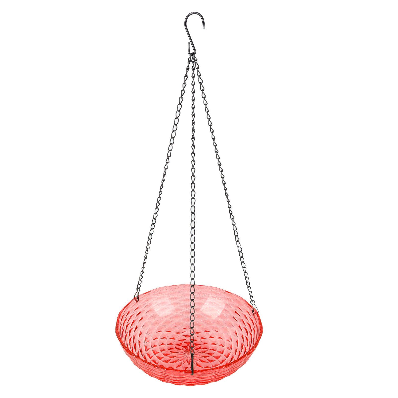 Solar Bird Bath Fountain Sturdy Plastics Hanging Bird Bath Bubbler Fountain view 11