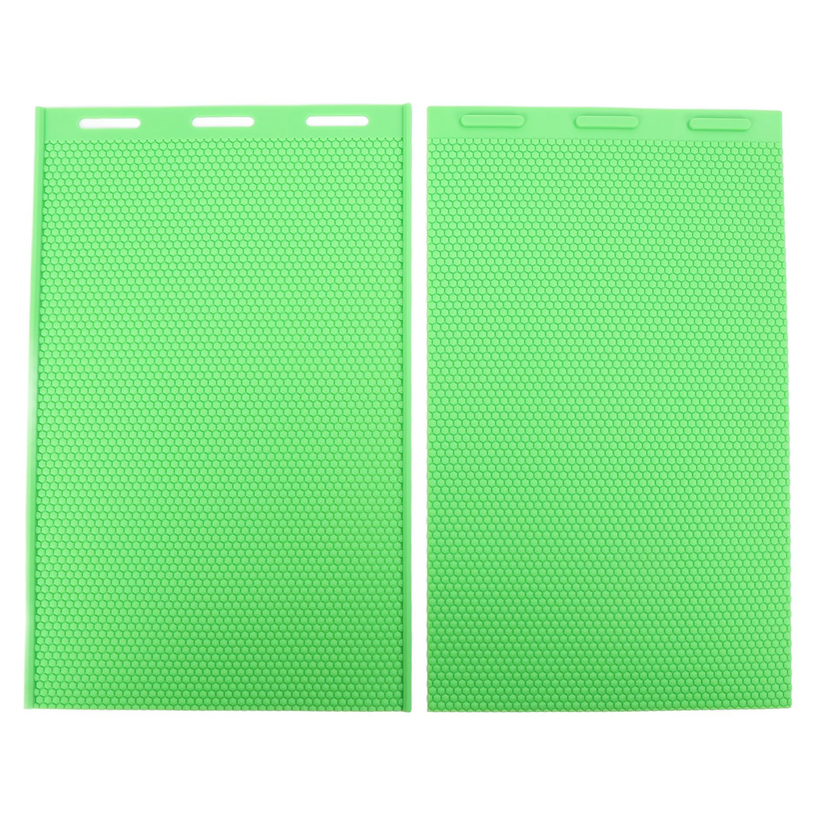 2PCS Beeswax Press Sheets 5.4mm Silicone Flexible Beeswax Foundation Sheet view 3