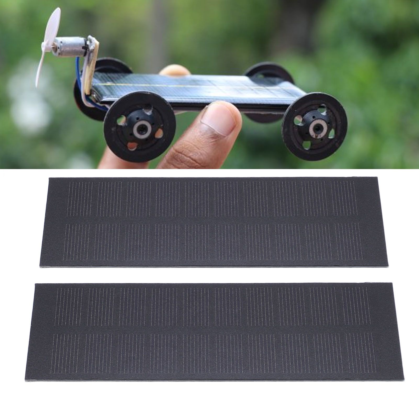 2pcs Solar Panel 1W 5V Monocrystalline Silicon Solar Charging Panel for Small view 11