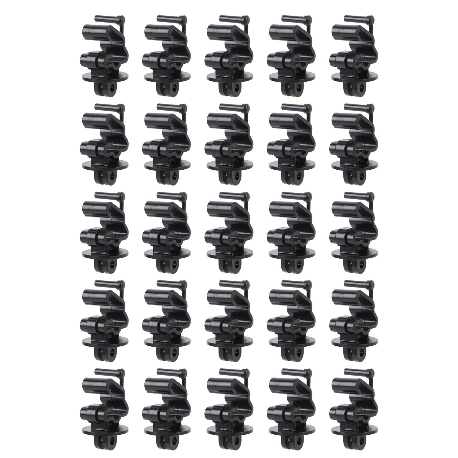 25PCS T Post Insulators Electric Fence Pinlock Insulator Wire Holding Clips view 2