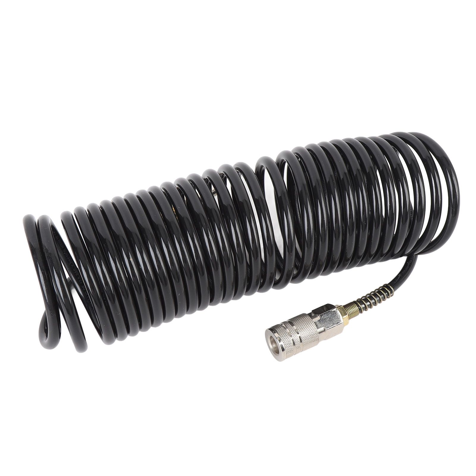Spiral Air Hose 1/4 Inch ID 16.4ft Length PE Copper Non Tangling Anti Twisting view 9