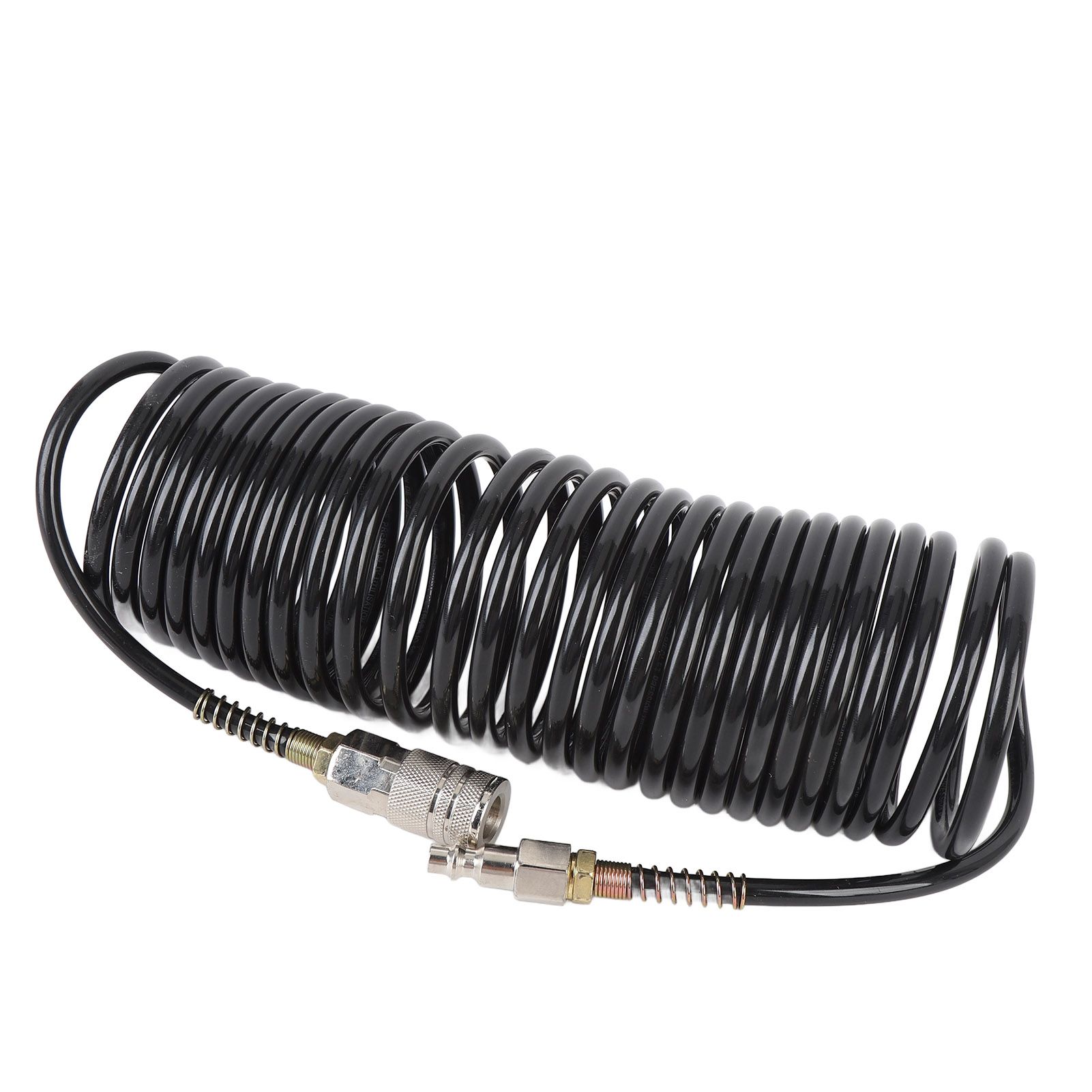 Spiral Air Hose 1/4 Inch ID 16.4ft Length PE Copper Non Tangling Anti Twisting view 12
