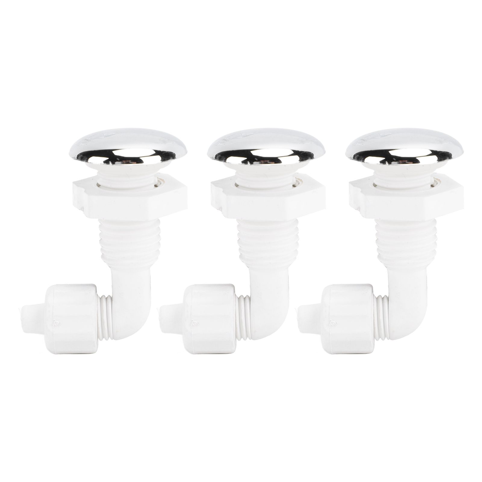 3PCS Hot Tub Twisting Bow Bubble Air Nozzle Rugged PVC Hot Tub Air Jet Massage view 3
