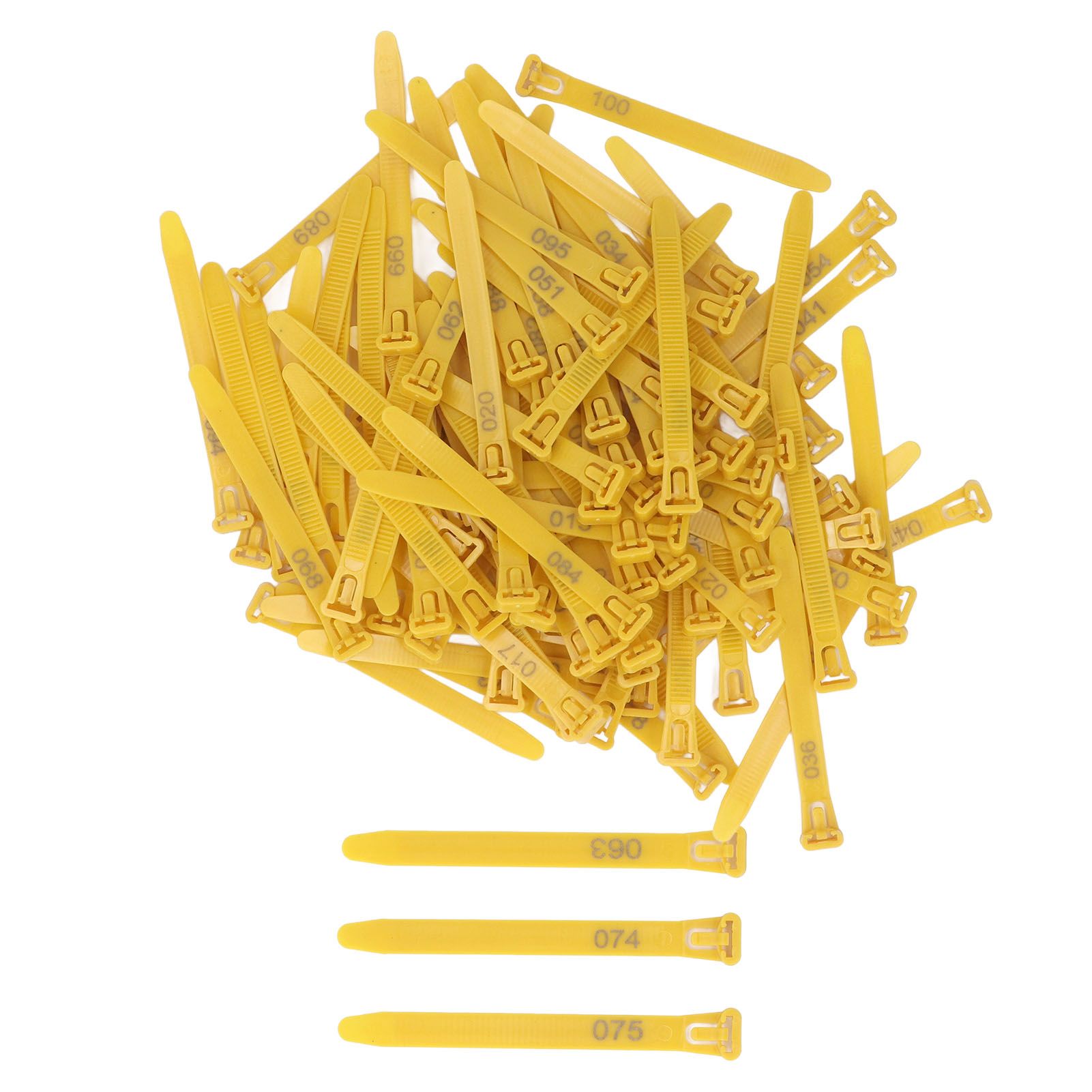 Chicken Leg Rings 1-100 Numbered Chicken Identification Leg Bands Tags view 3