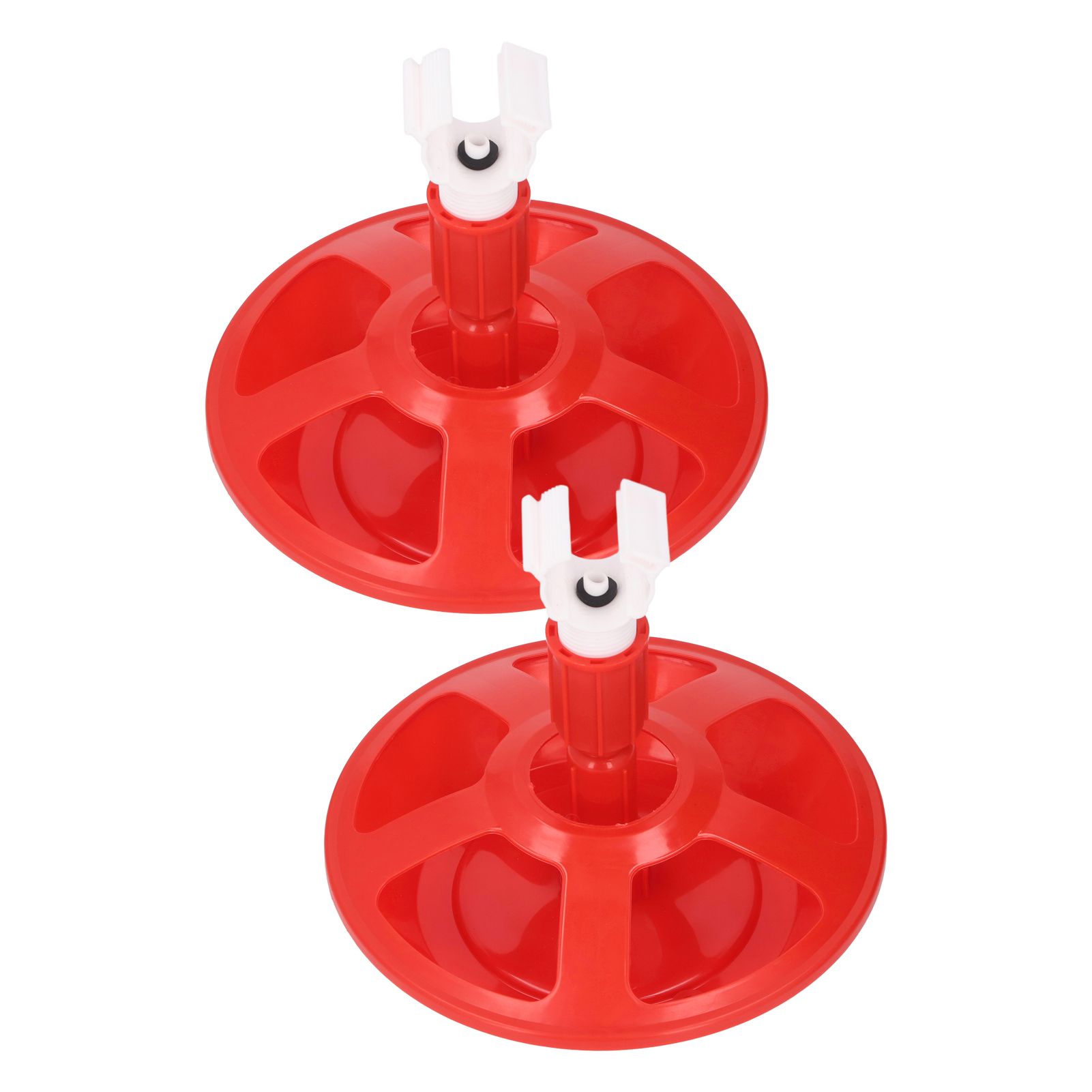 2 Pack Automatic Chicken Waterer PP G3/4 Chicken Water Feeder Poultry Drinking