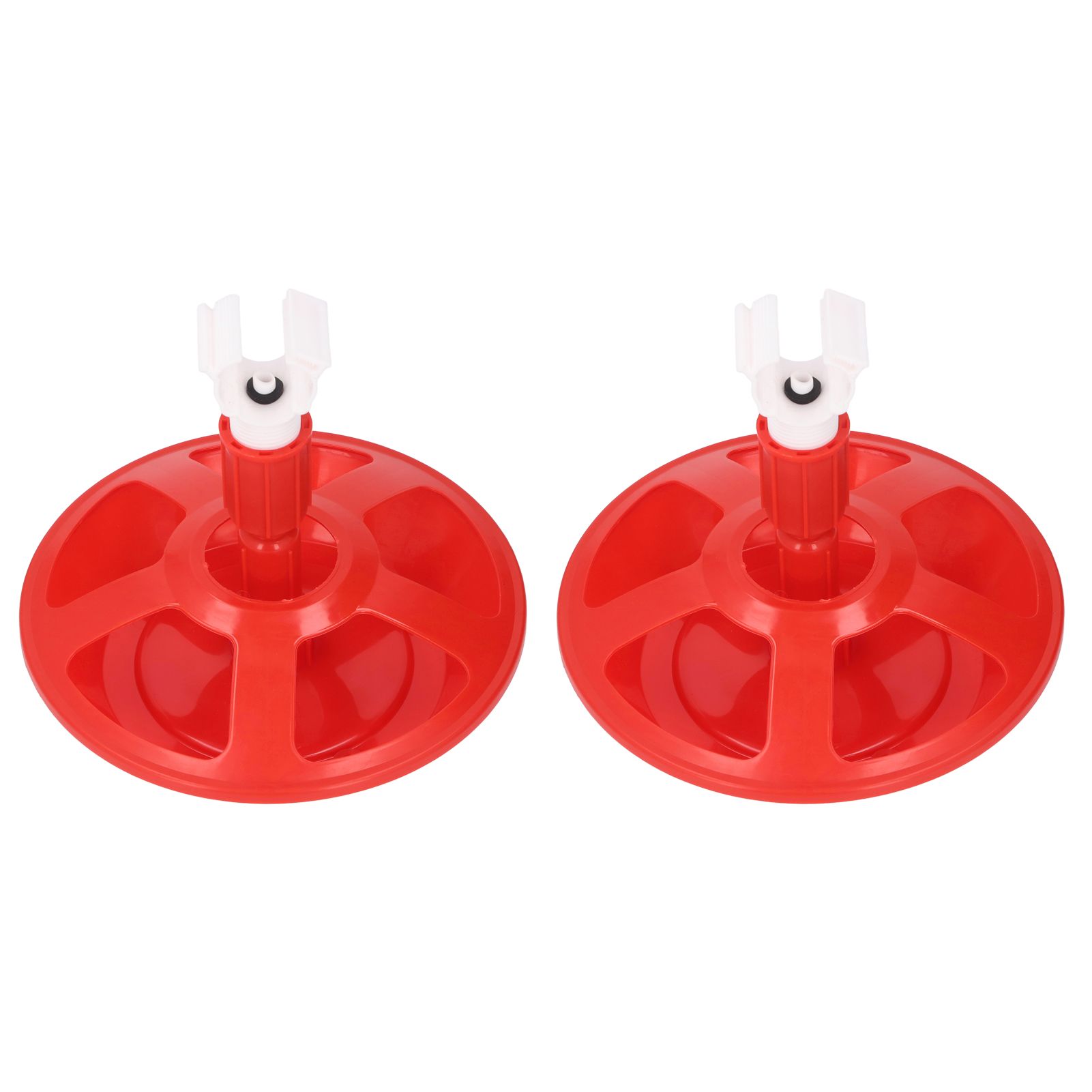 2 Pack Automatic Chicken Waterer PP G3/4 Chicken Water Feeder Poultry Drinking view 4