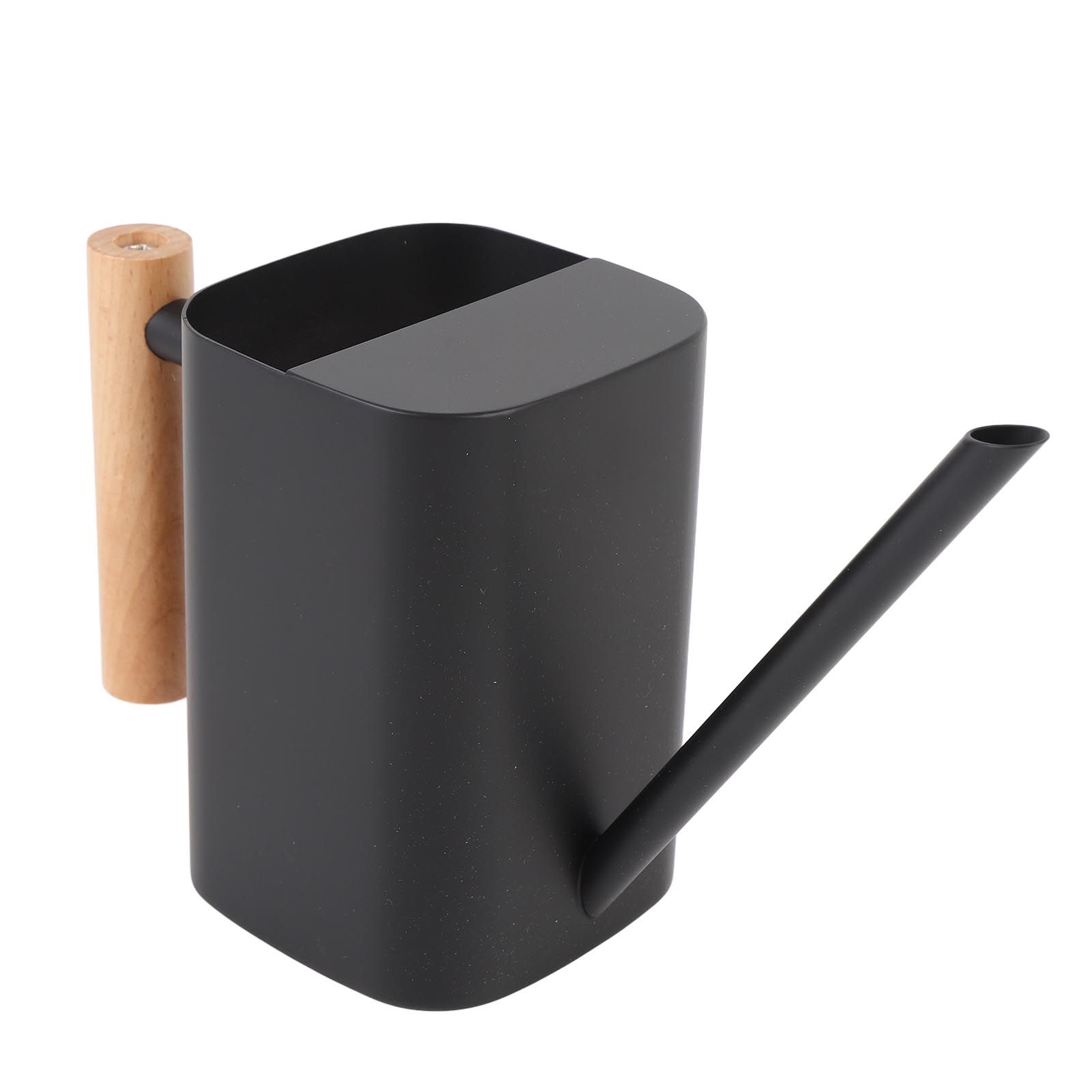Stainless Steel Watering Can with Long Spout Wooden Handle for Indoor House view 9
