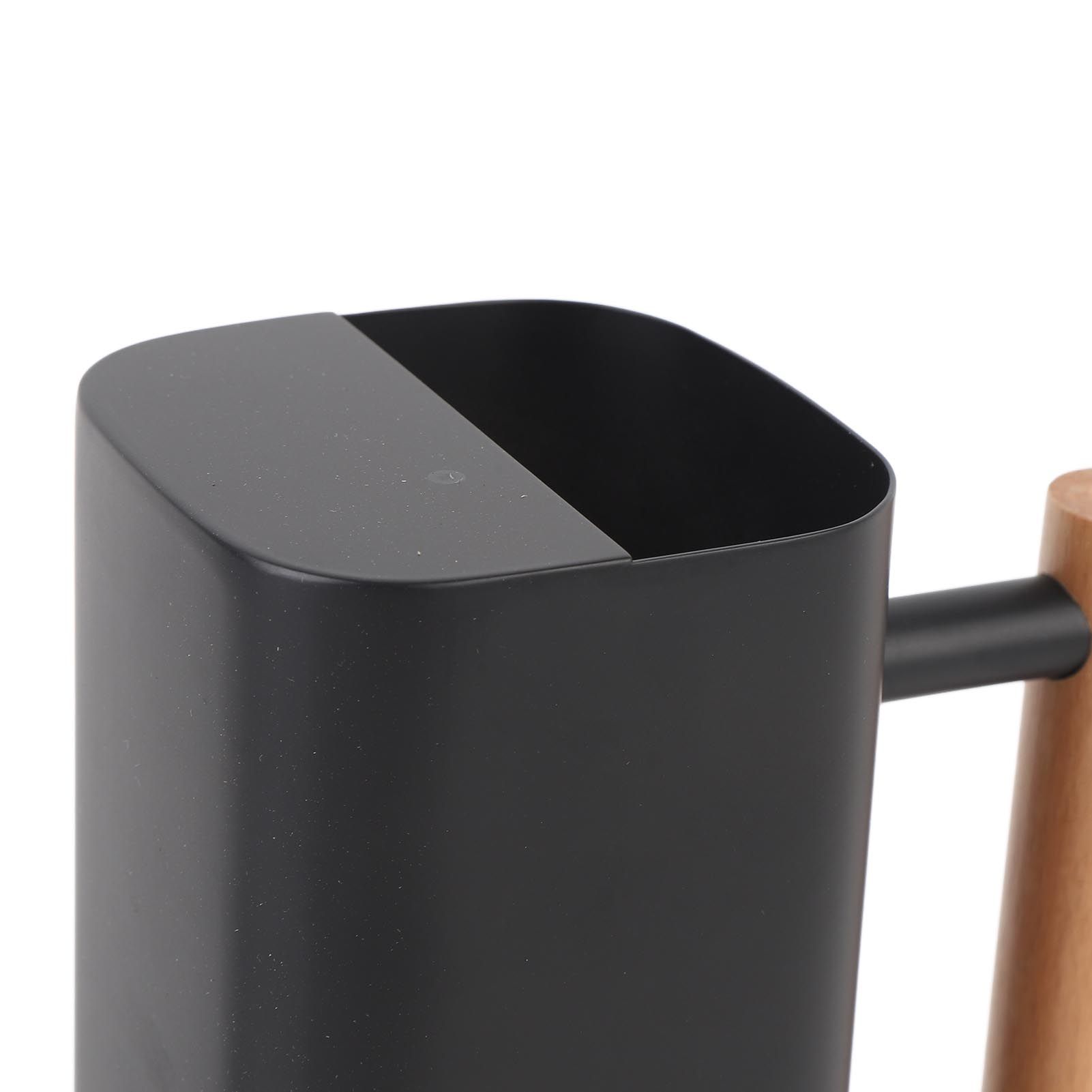 Stainless Steel Watering Can with Long Spout Wooden Handle for Indoor House view 5