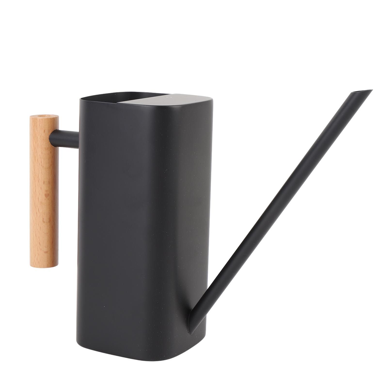 Stainless Steel Watering Can with Long Spout Wooden Handle for Indoor House view 11