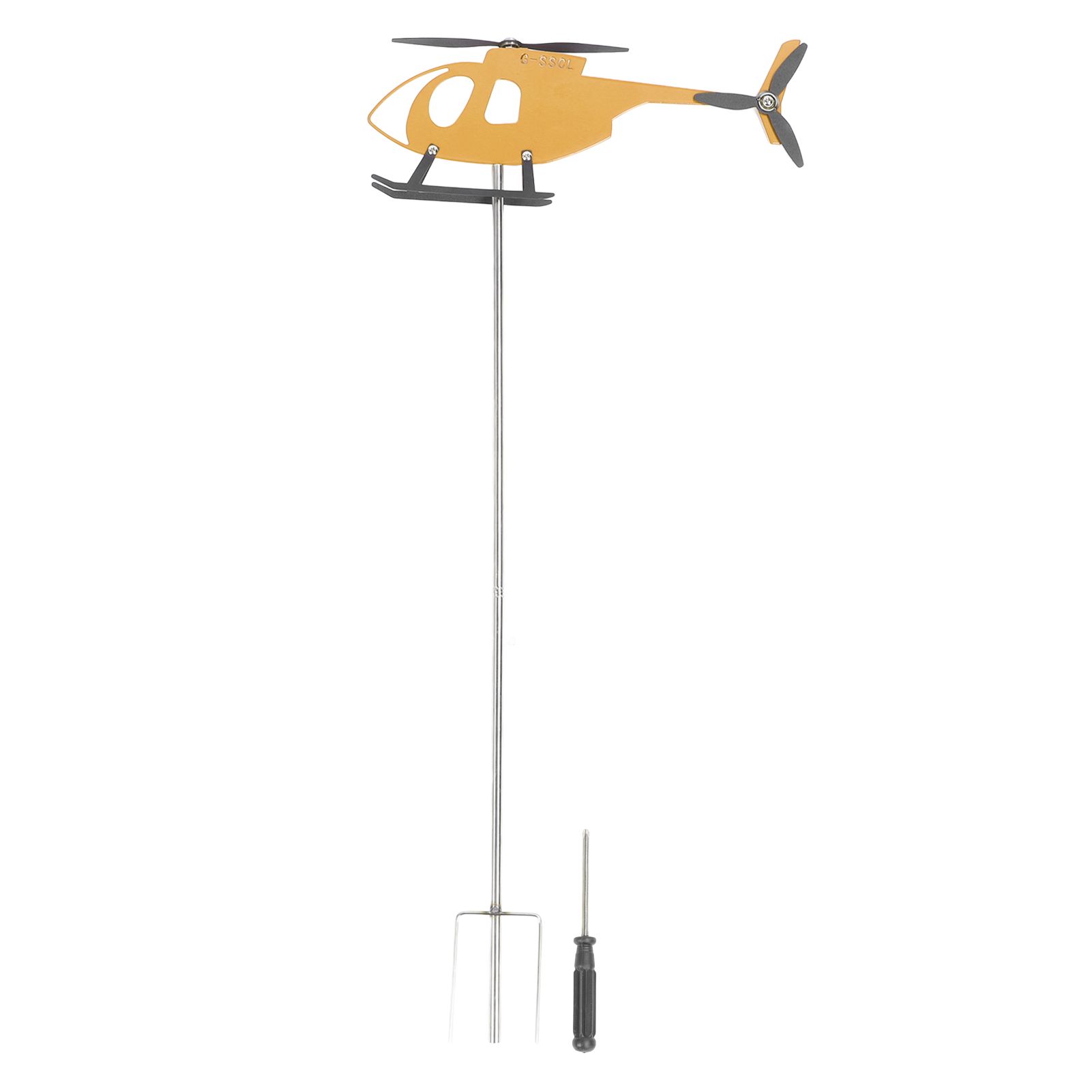 Airplane Weathervane Windmill Outdoor Wind Sculpture for Yard Garden view 3