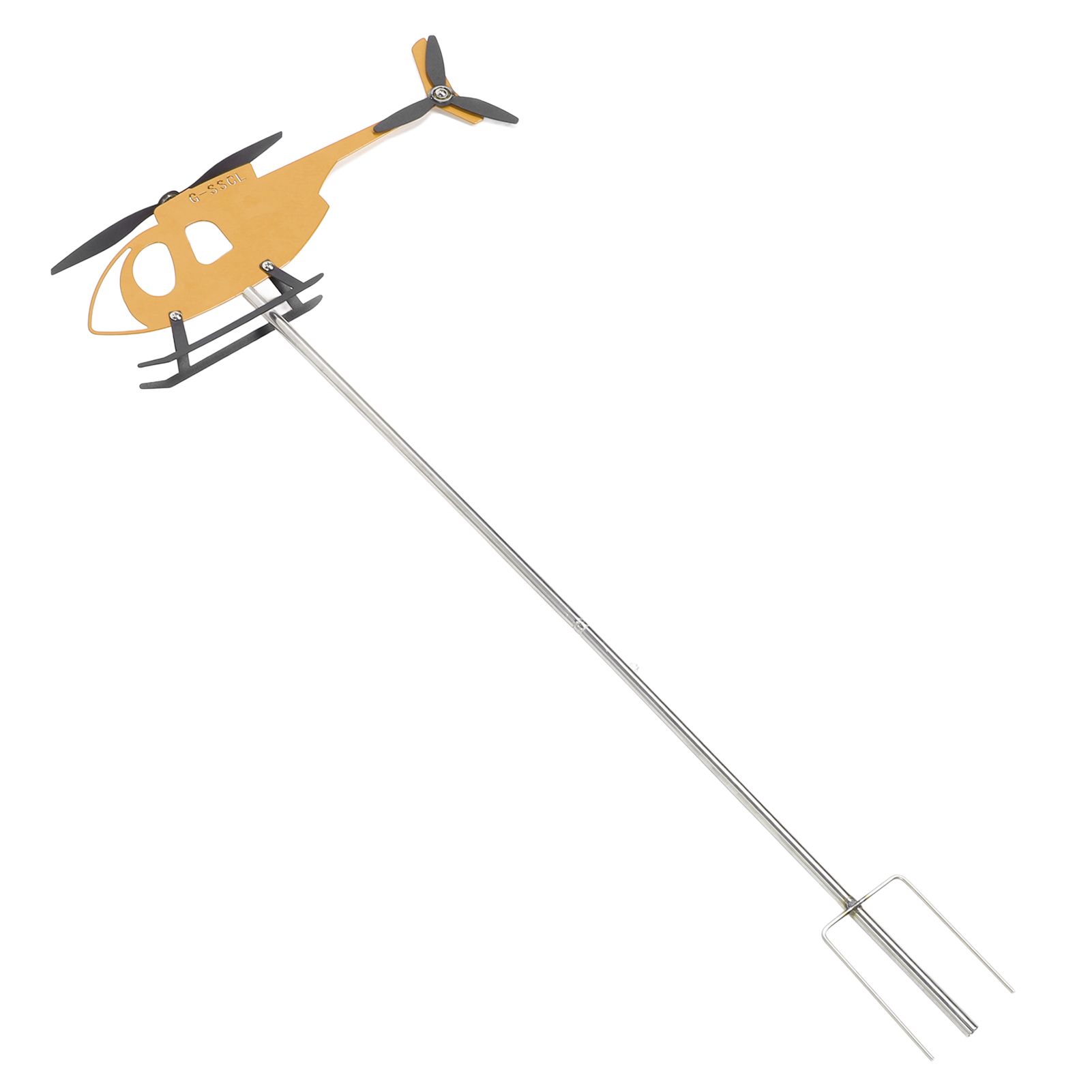 Airplane Weathervane Windmill Outdoor Wind Sculpture for Yard Garden view 4