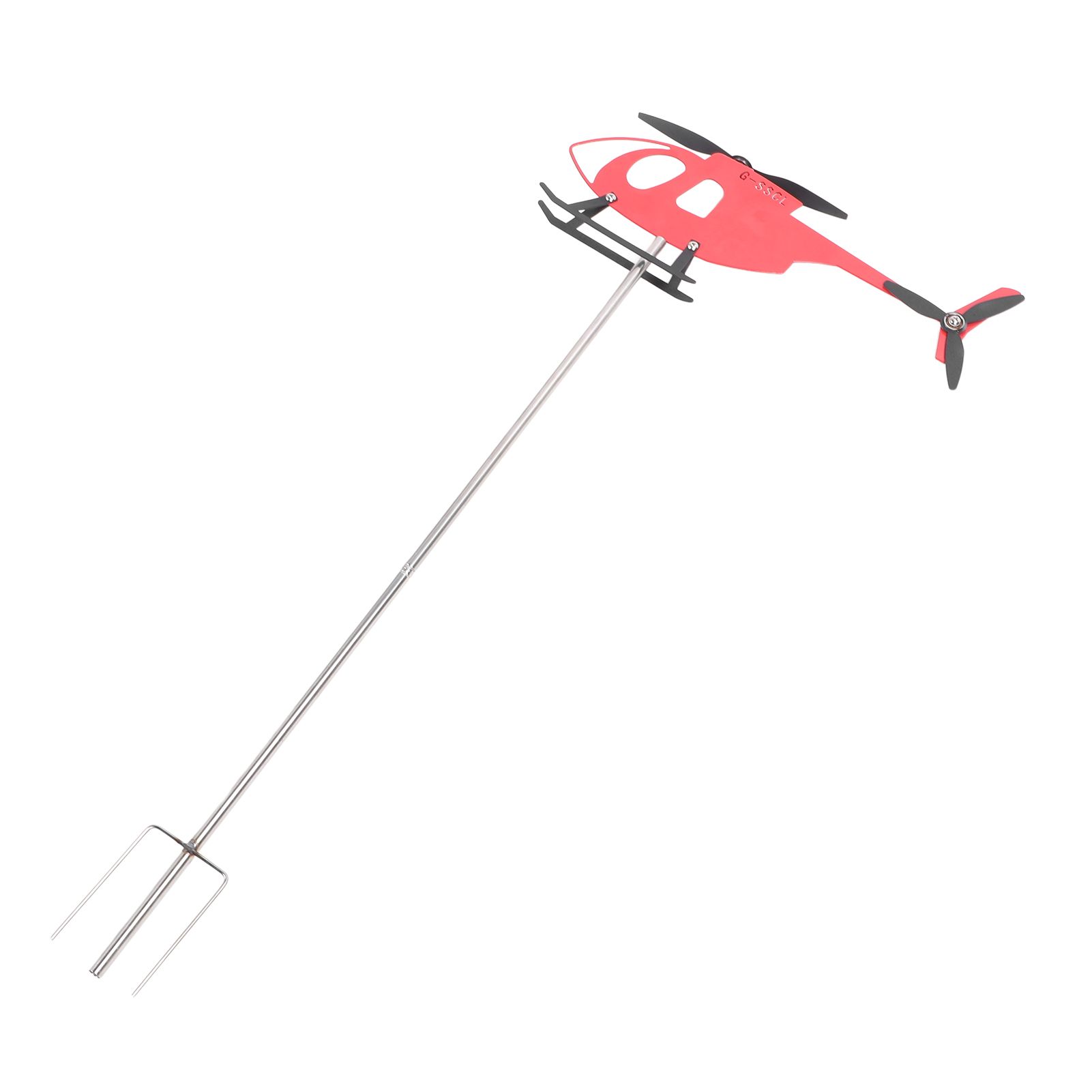 Outdoor Weathervane Red Metal Rotating Airplane Weathervane Wind Direction view 8