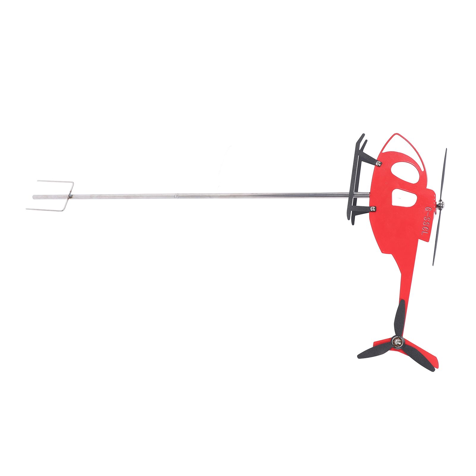 Outdoor Weathervane Red Metal Rotating Airplane Weathervane Wind Direction view 10
